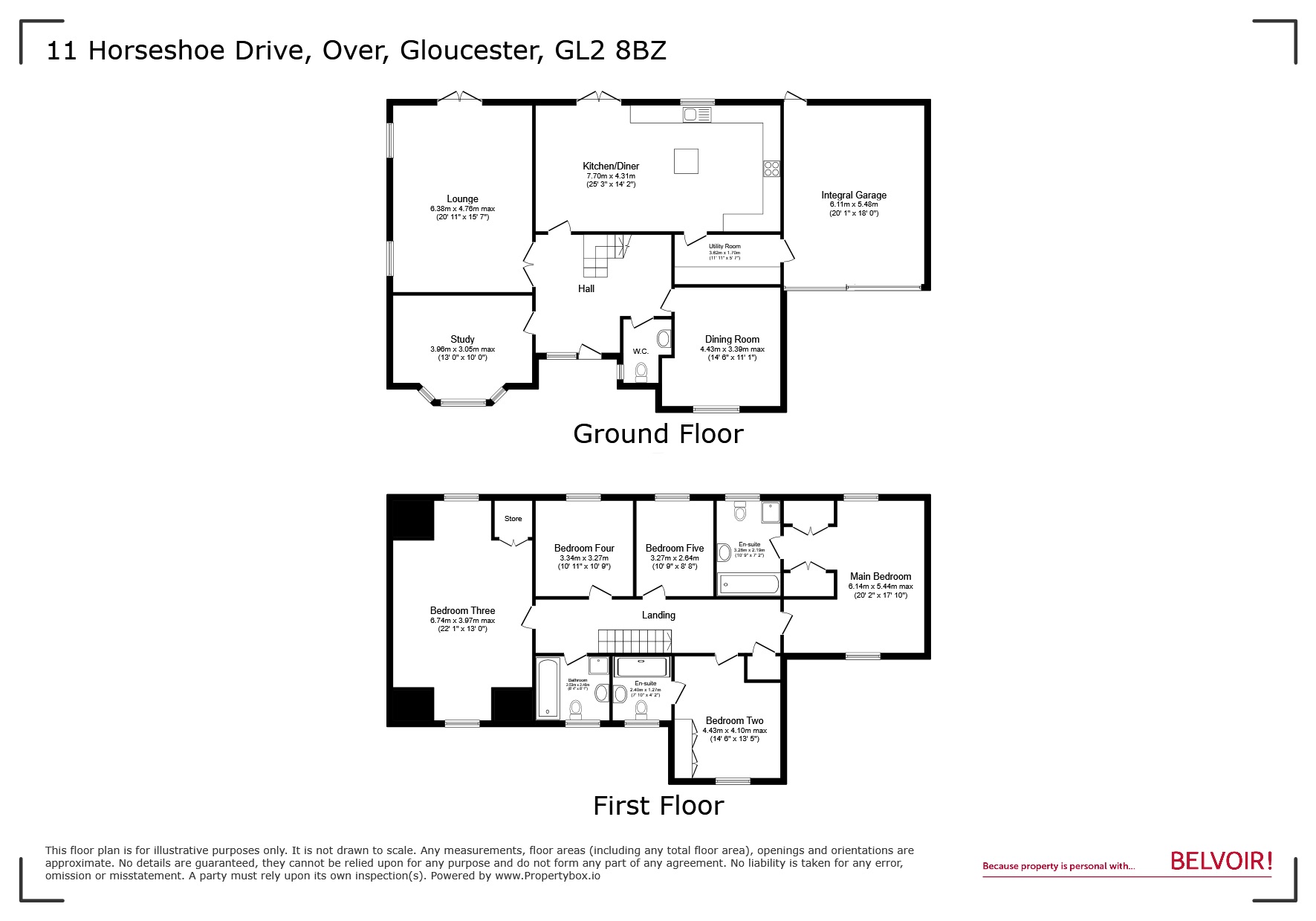 11, Horseshoe Drive, Gloucester floorplan