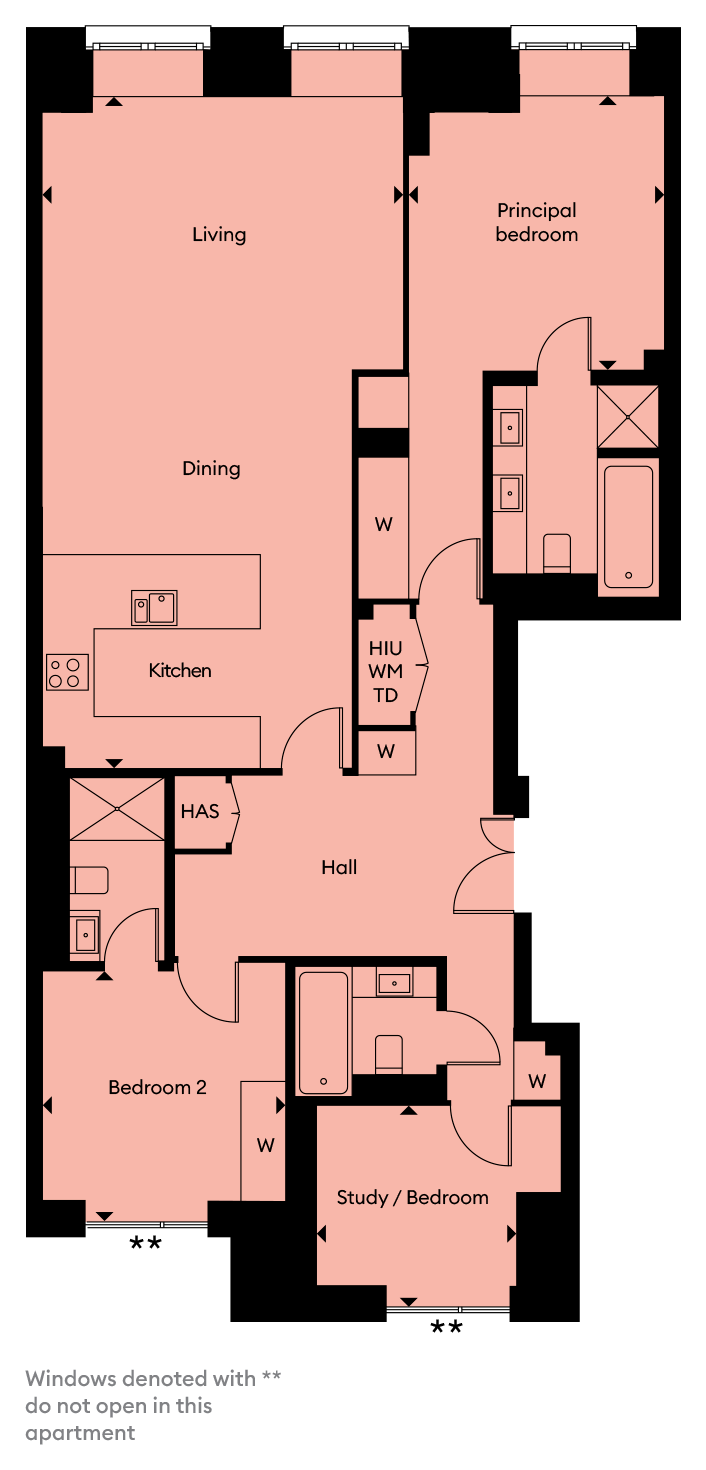 1, Waverly Square, Chelsea floorplan