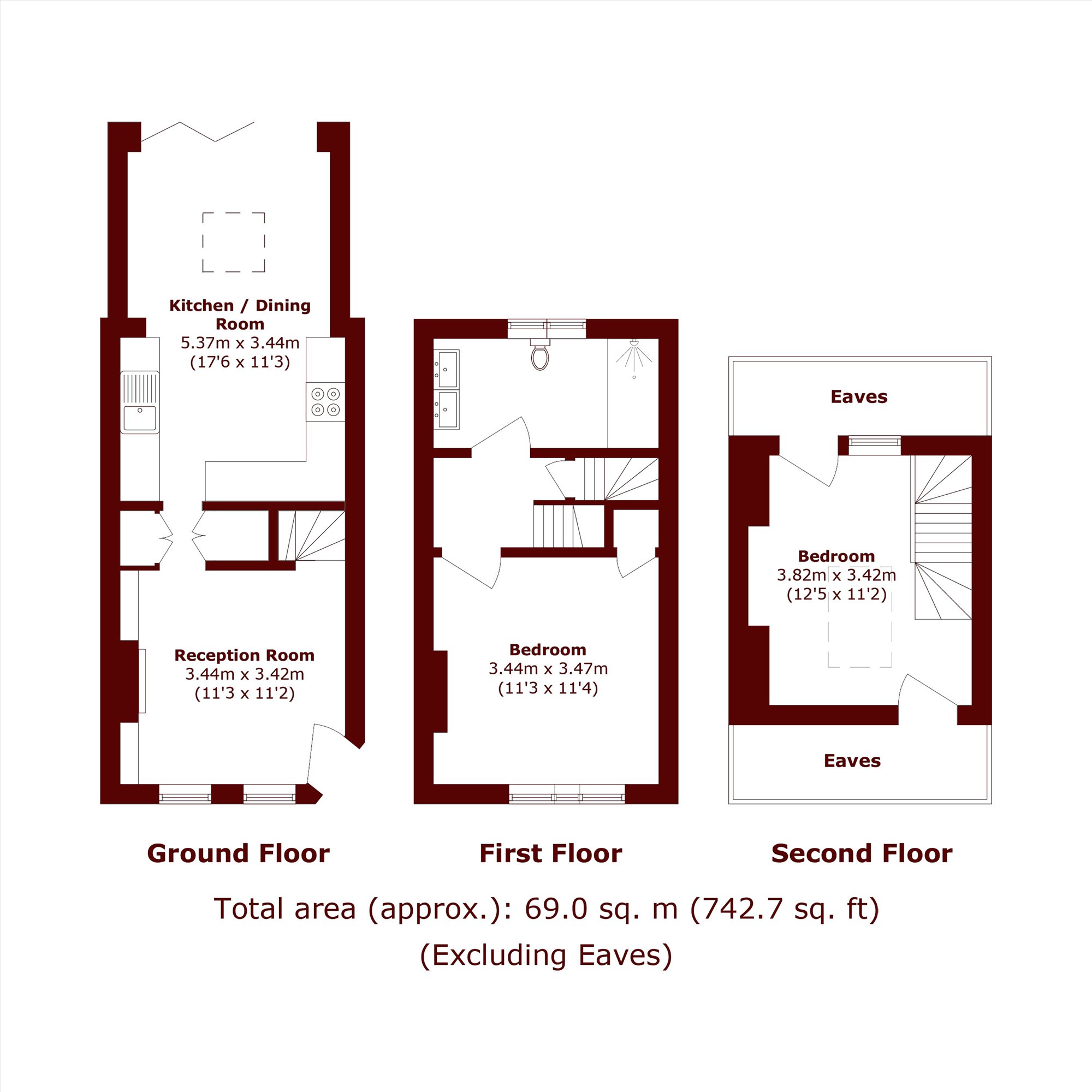 191, Coteford Street, London floorplan