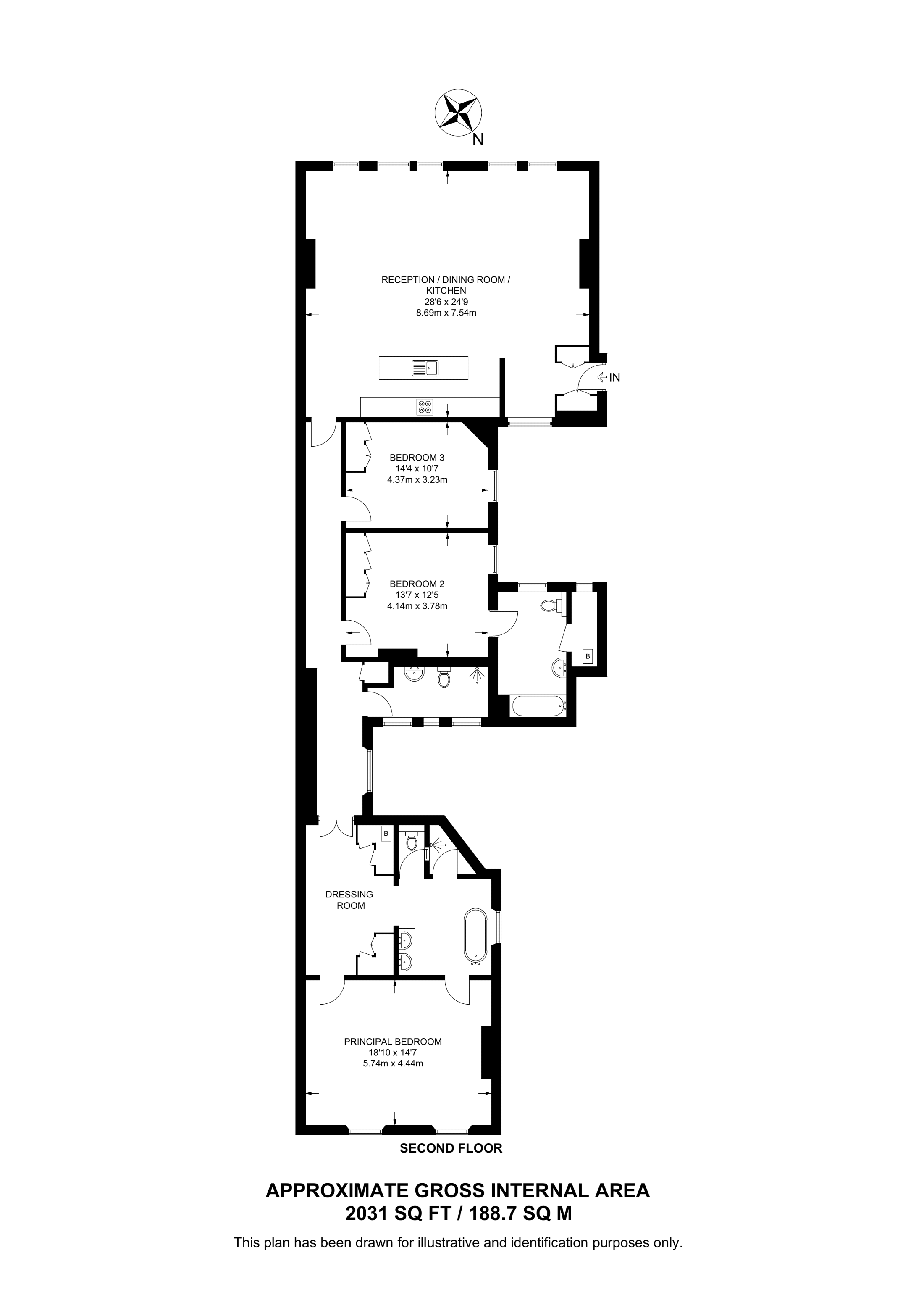 Holland Park Gardens, Holland Park floorplan