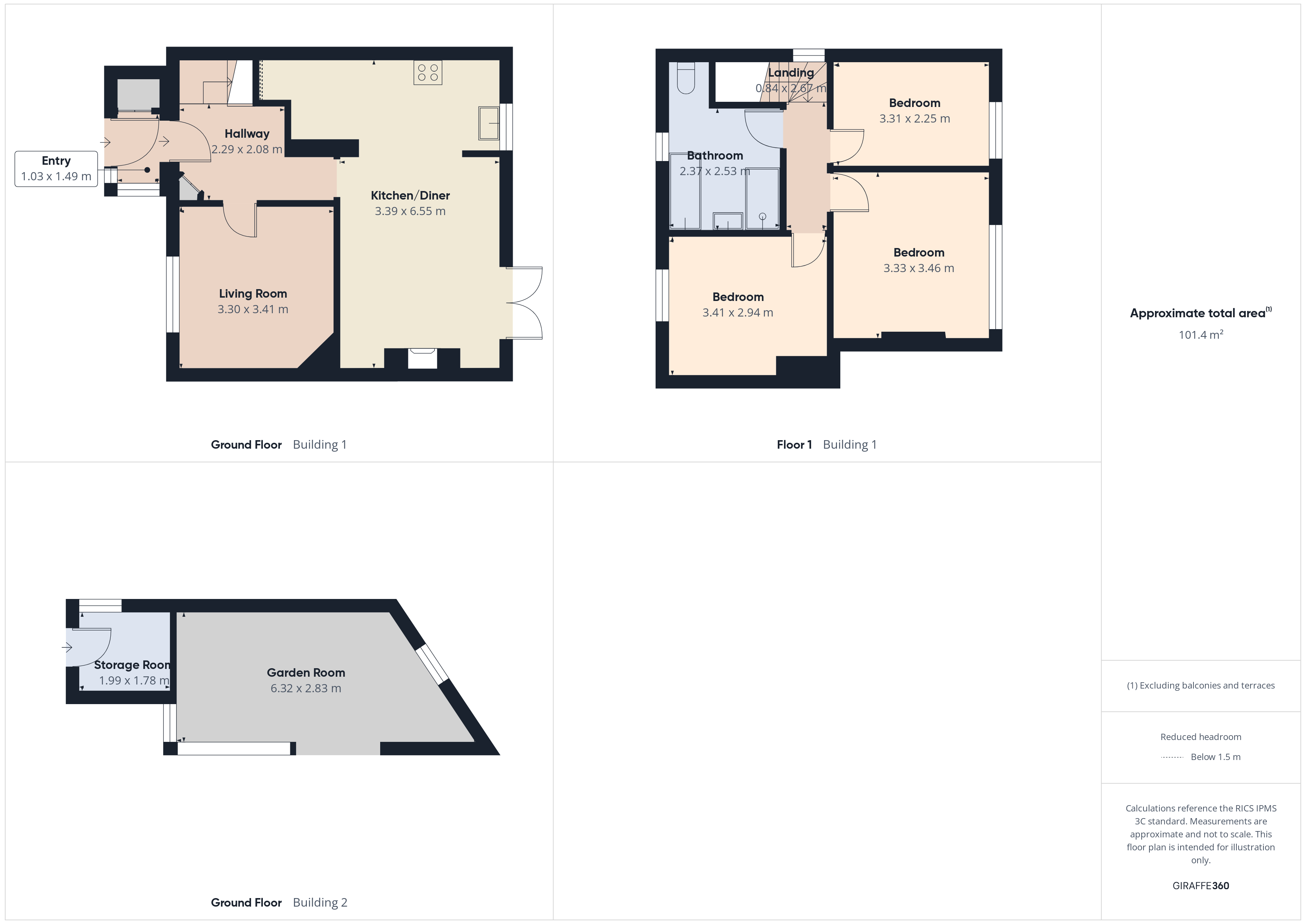 1, Drake Road, Bristol floorplan