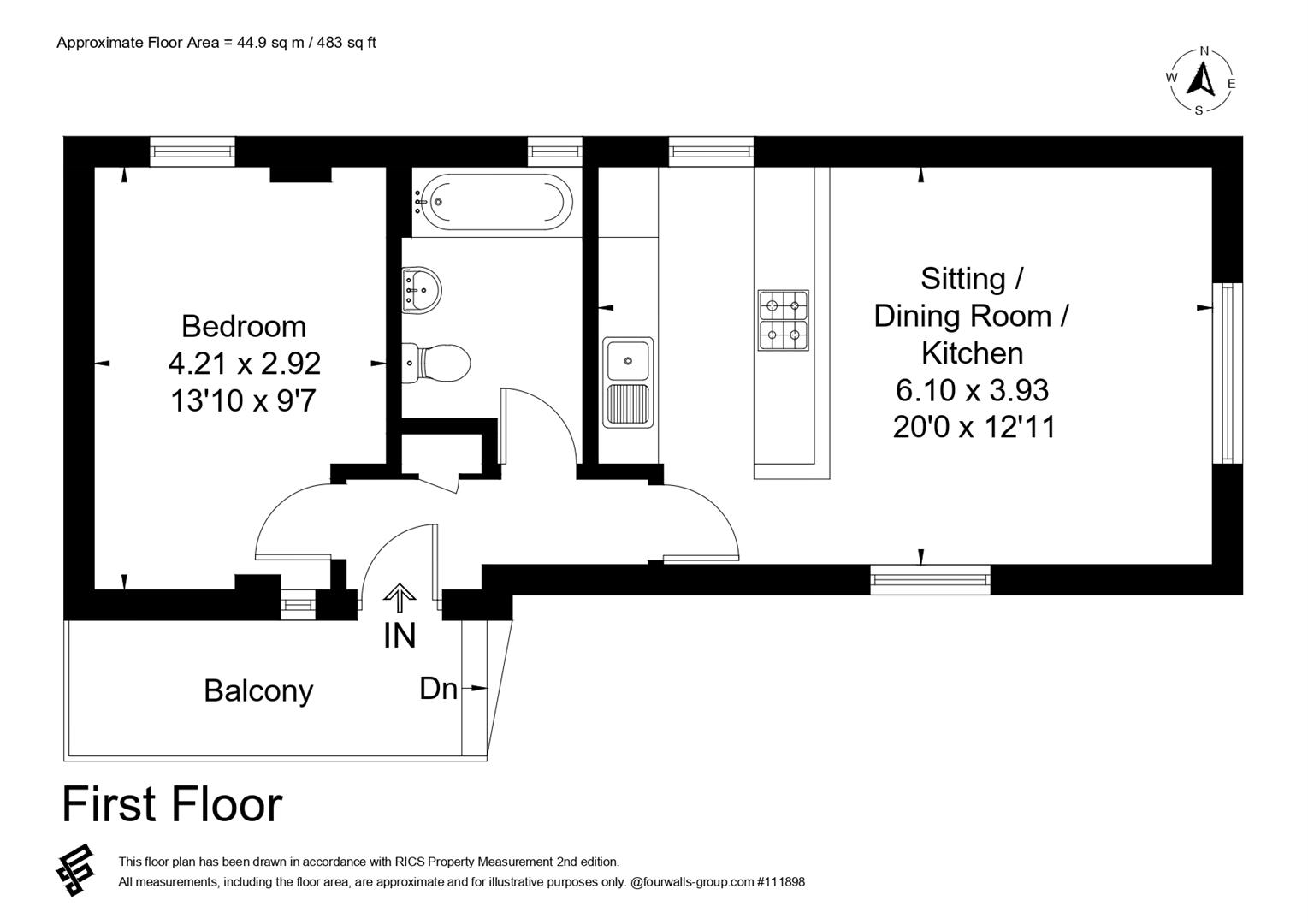 145a, High Street, Surrey floorplan