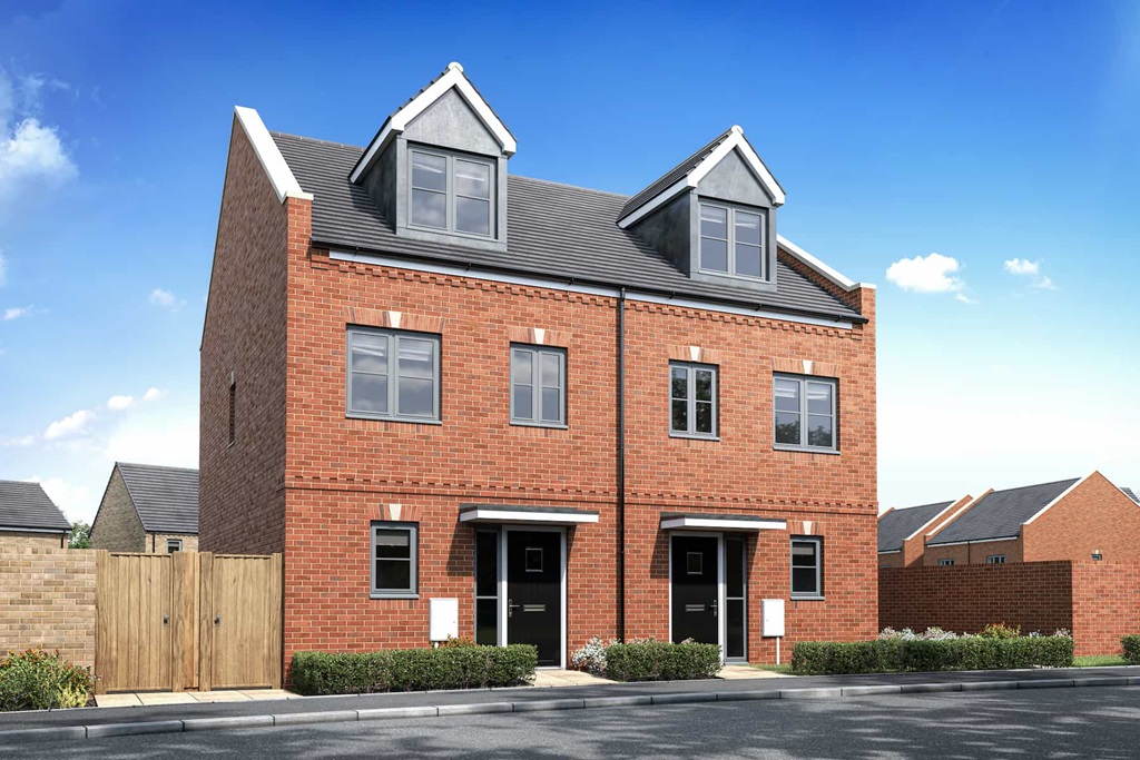 Property 1 of 13. The Harrton Is A Three Bedroom Home At Westland Heath