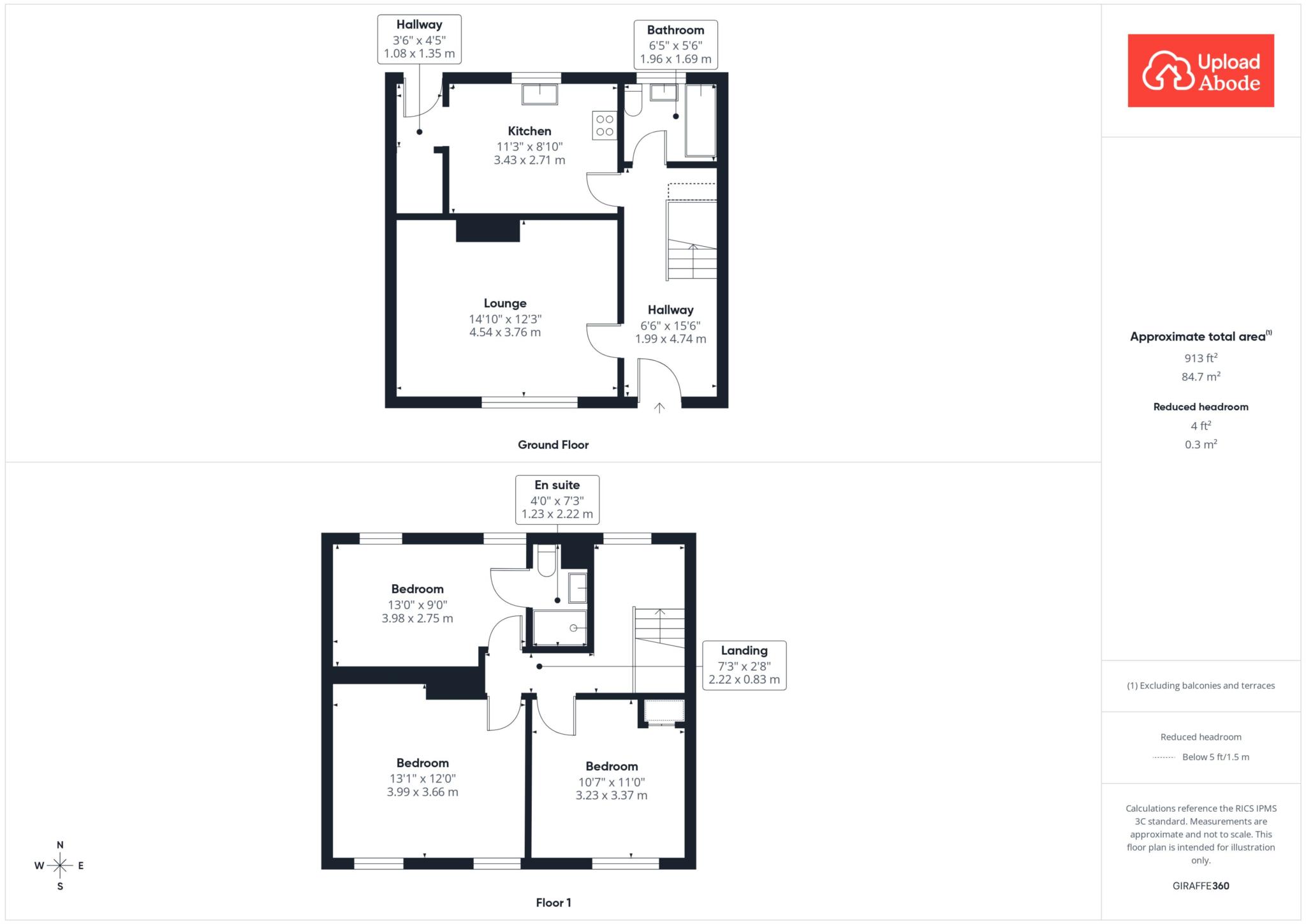 113, Burnhead Street, Glasgow floorplan
