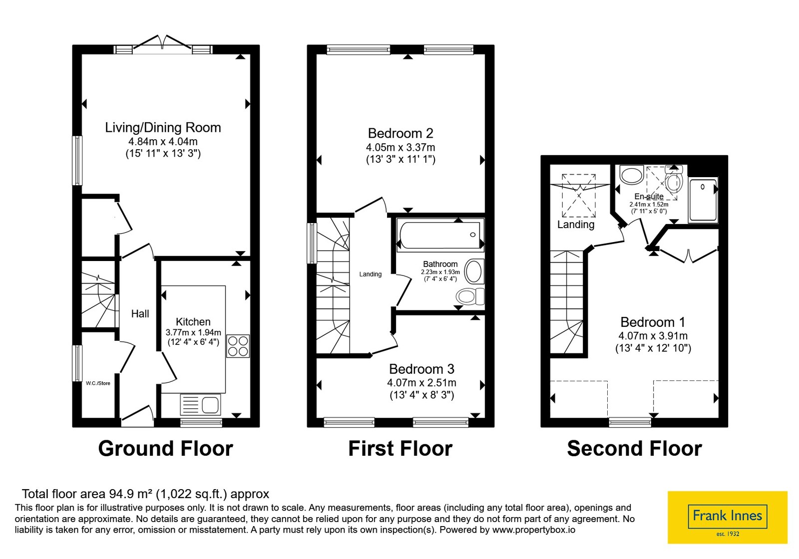 204, Highfields Park Drive, Derbyshire floorplan