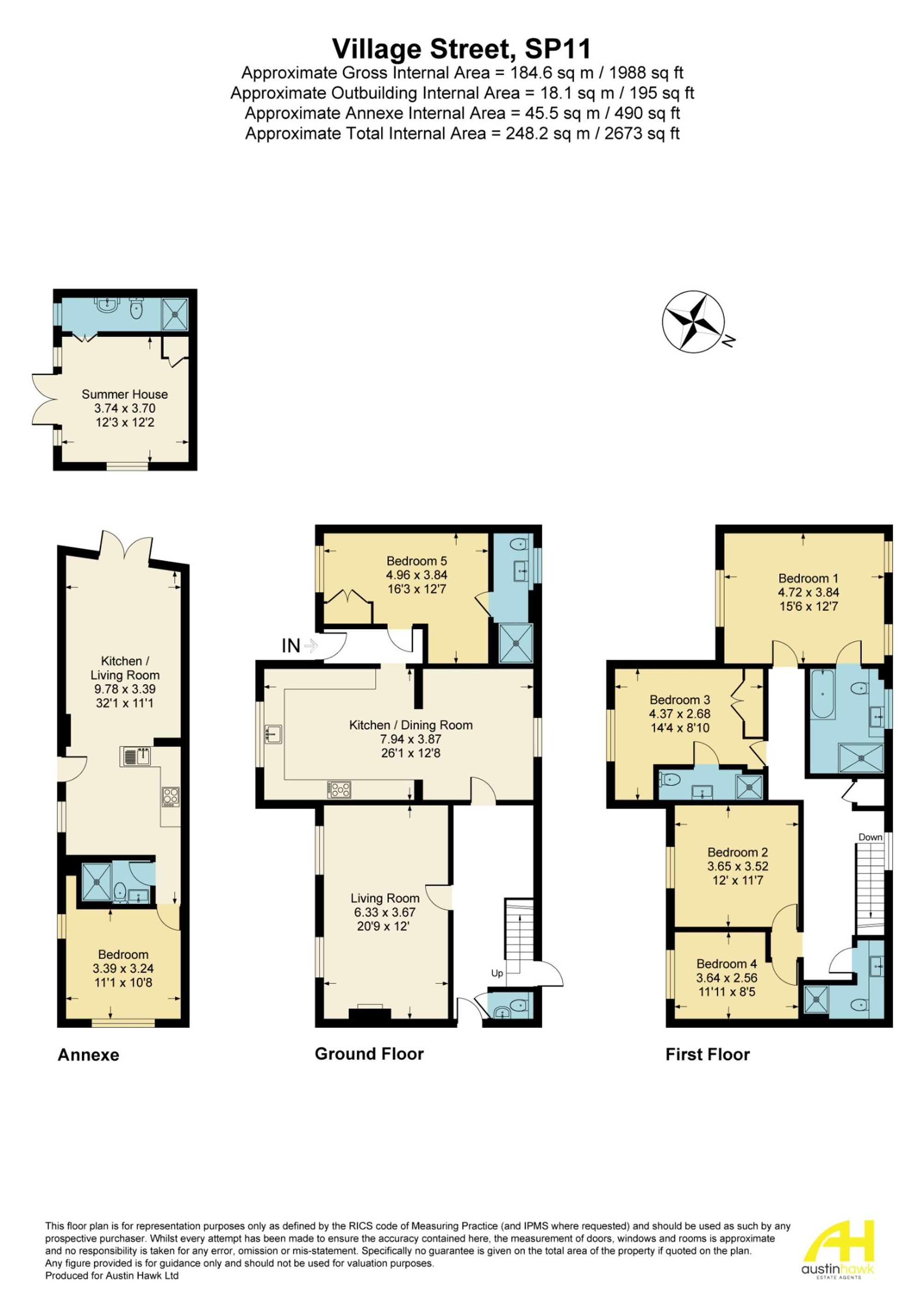 May Cottage Village Street, Andover floorplan