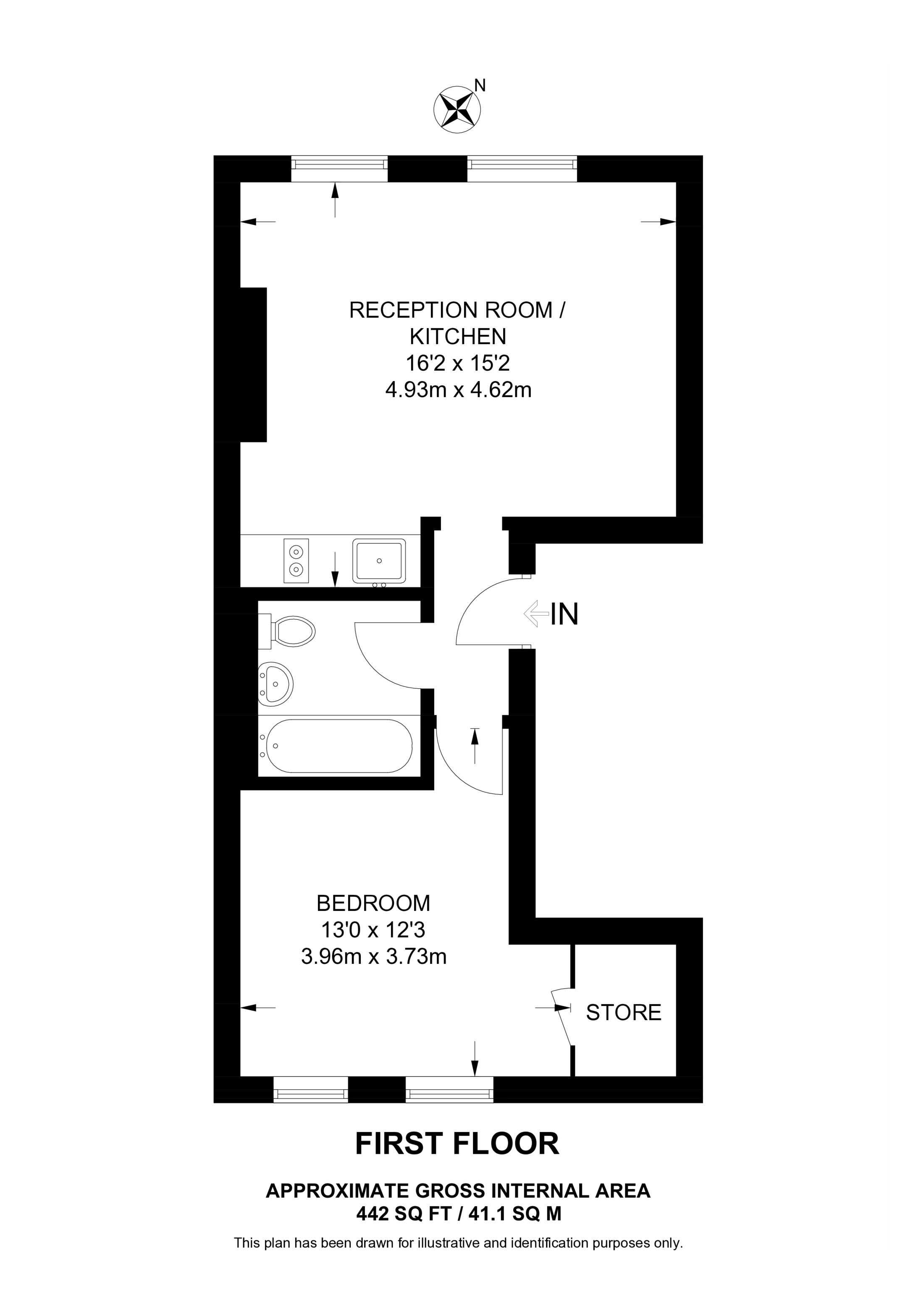 Queens Crescent, Kentish Town floorplan