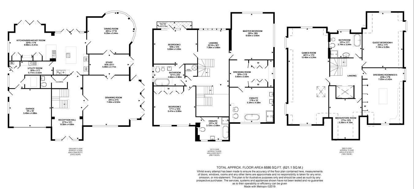 5 Bedrooms Detached house for sale in Sandy Lane, Kingswood KT20