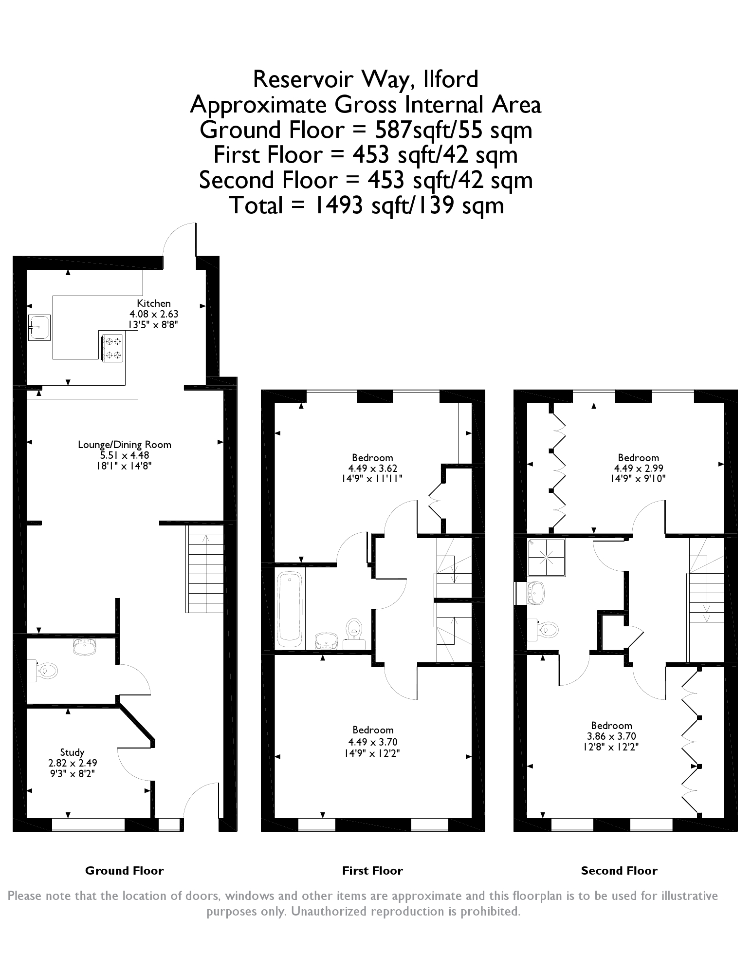 4 Bedrooms Terraced house for sale in Reservoir Way, Ilford IG6