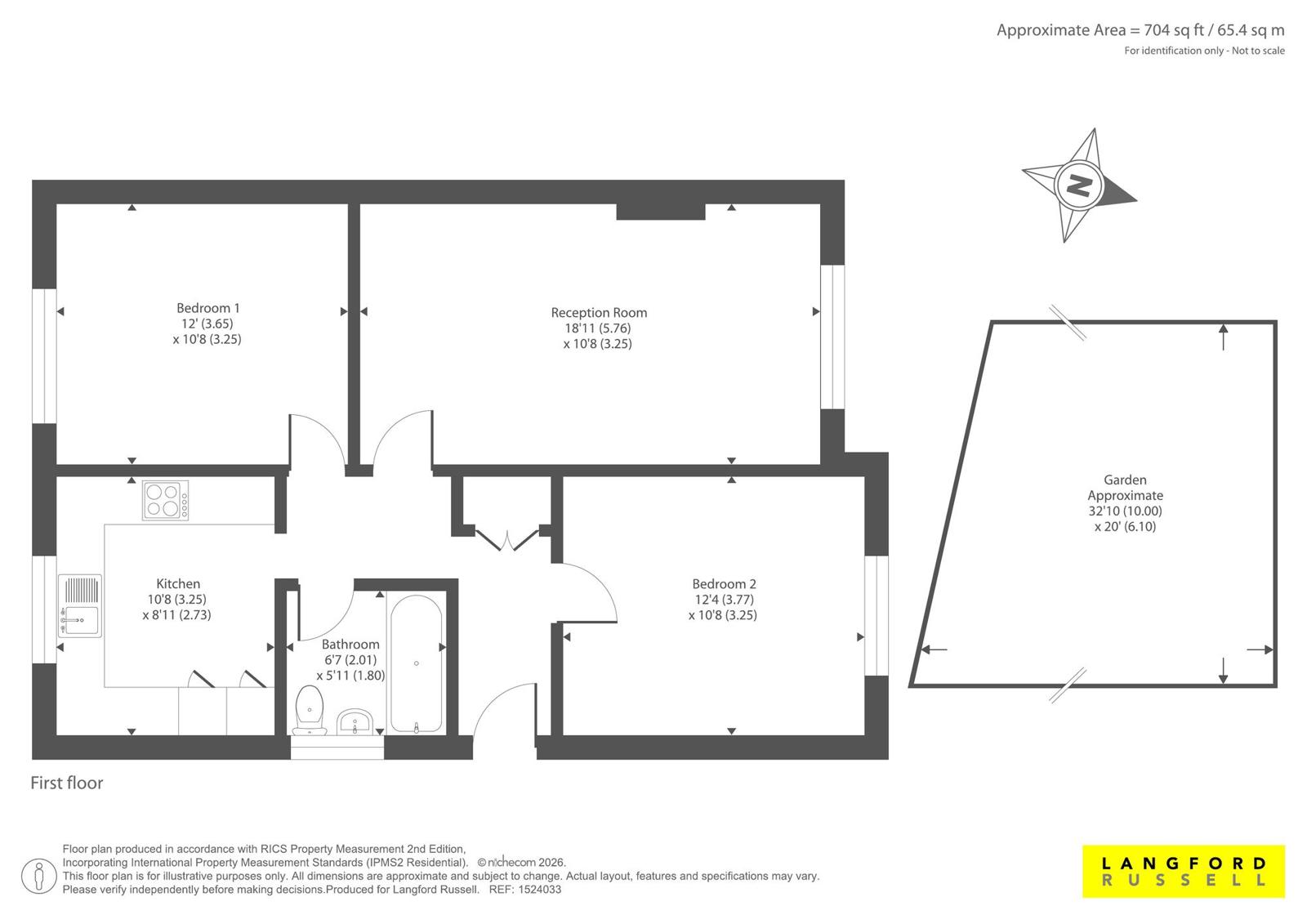 157, Woodside Lane, Bexley floorplan