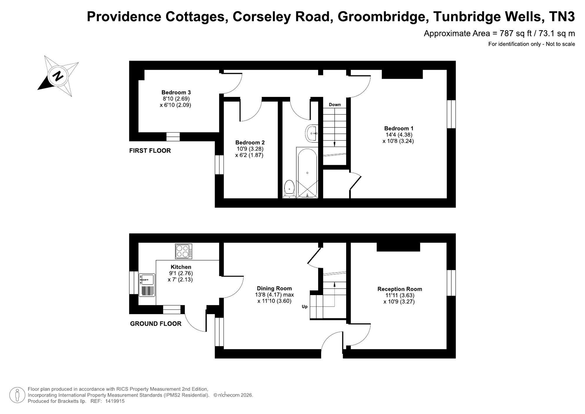 7 Providence Cottages Corseley Road, Tunbridge Wells floorplan