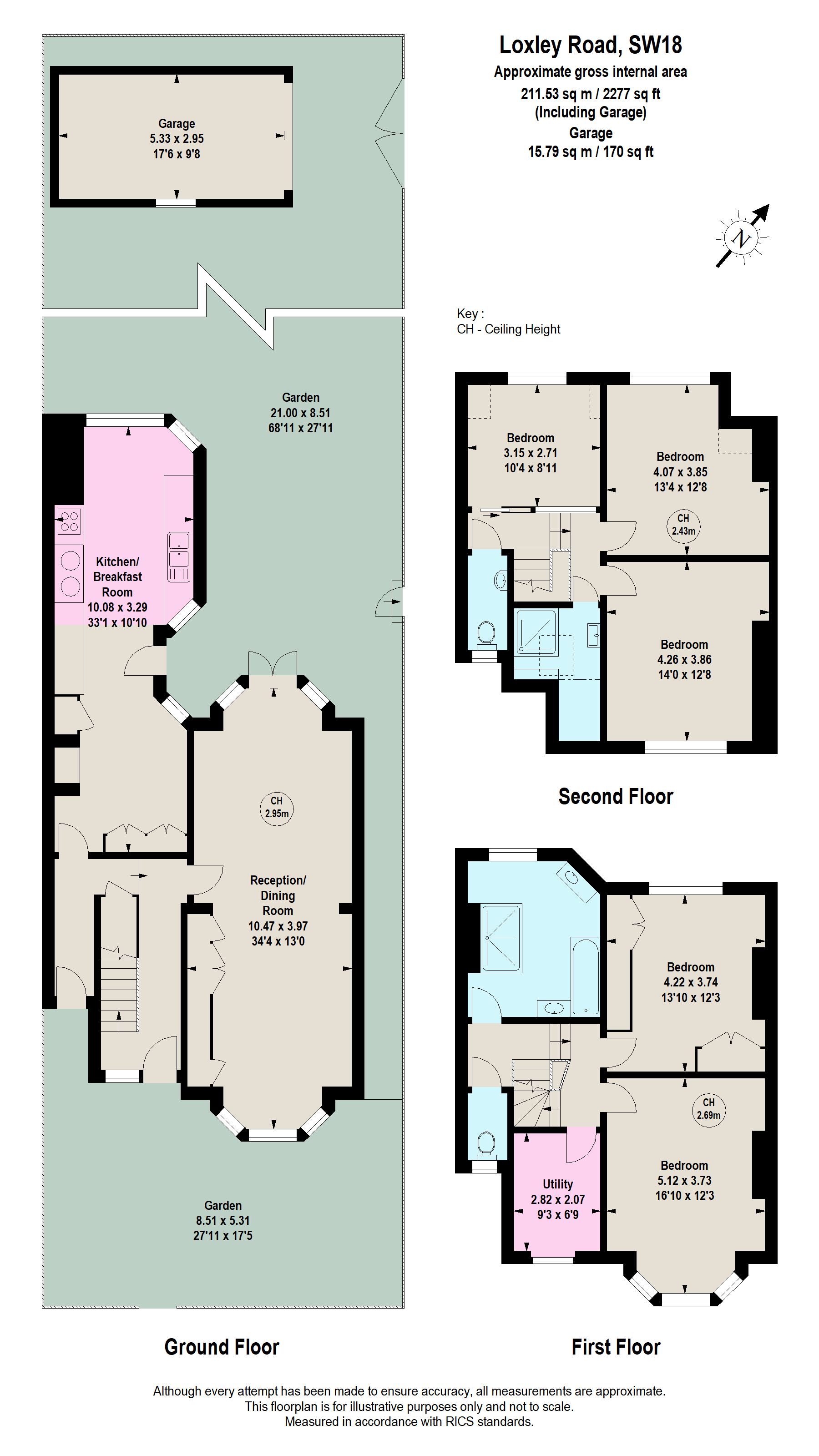 SHORT LET, 30, Loxley Road, London floorplan