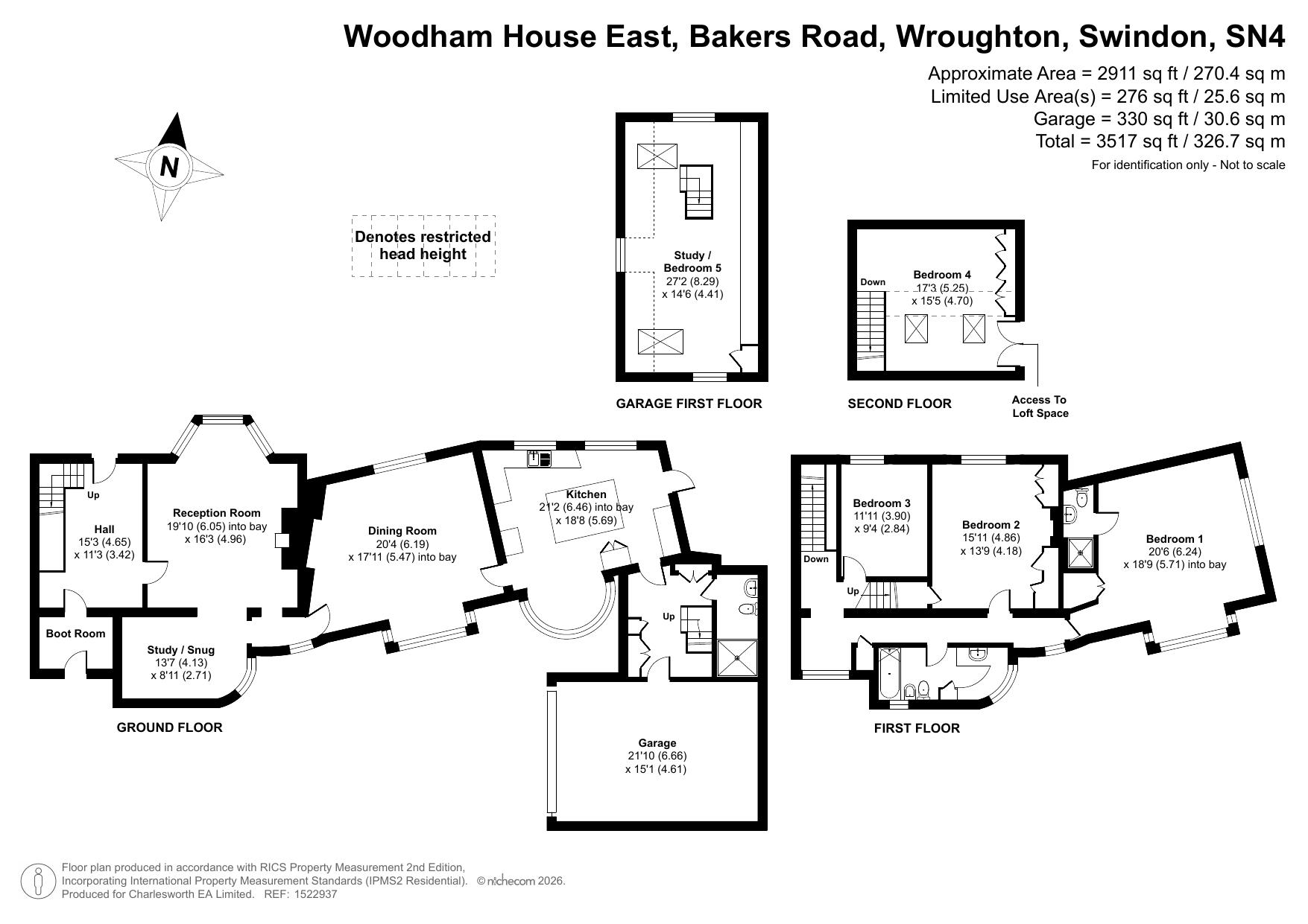 Woodham House East,, Bakers Road, Wroughton floorplan