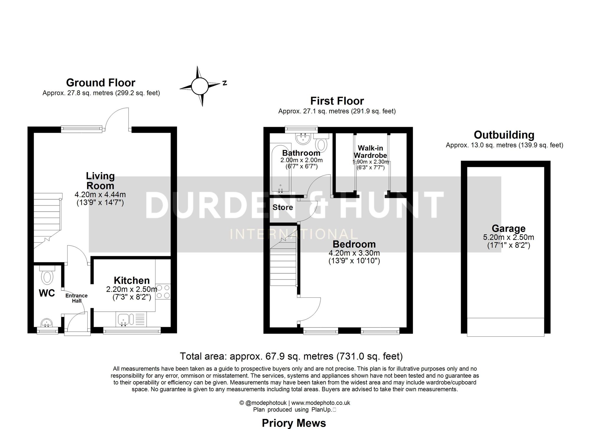 19 Priory Mews, Hornchurch floorplan
