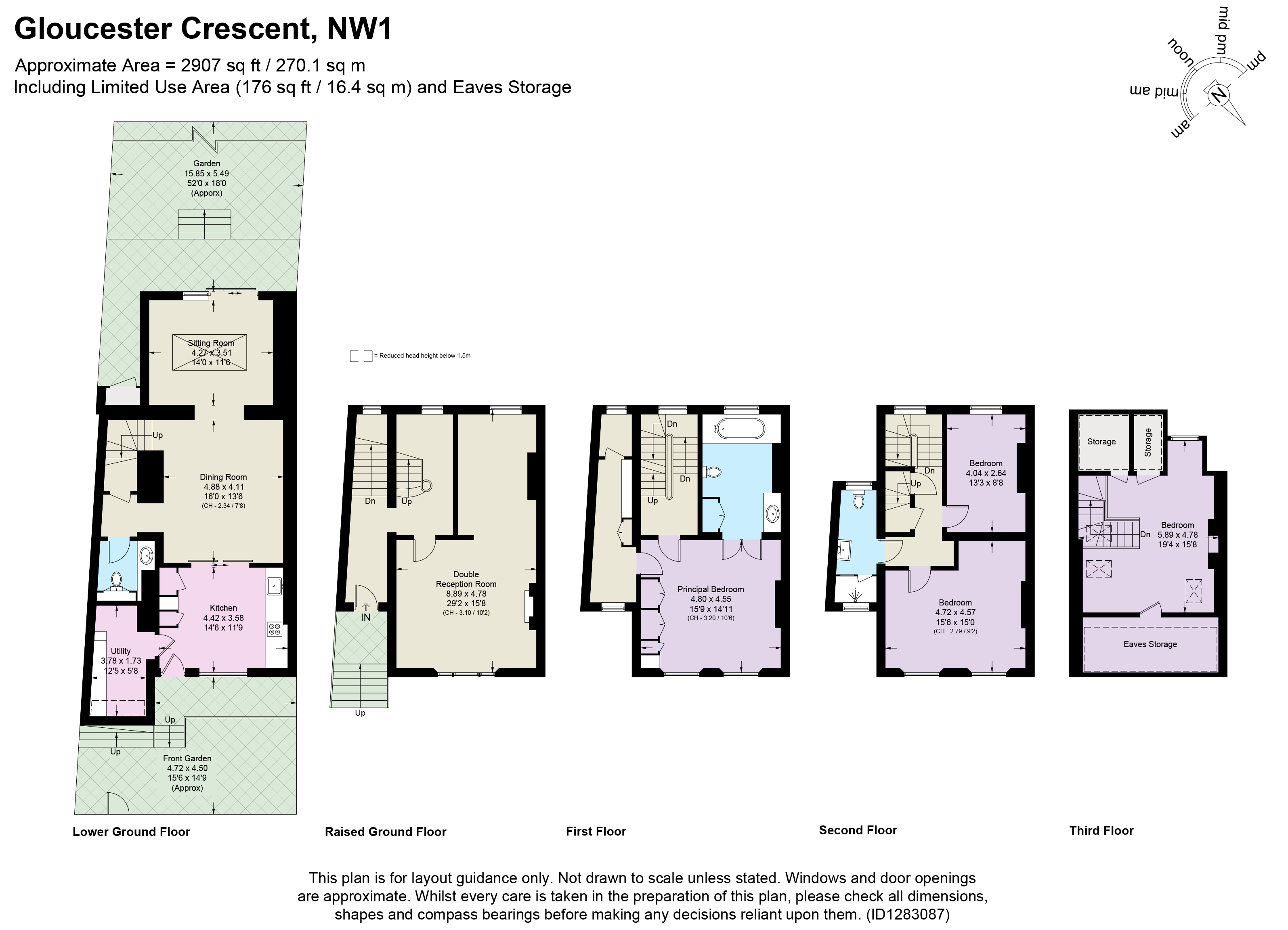 57, Gloucester Crescent, Camden floorplan