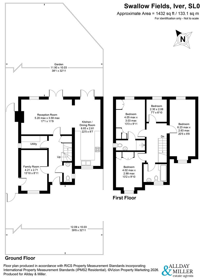 4, Swallow Fields, Iver floorplan
