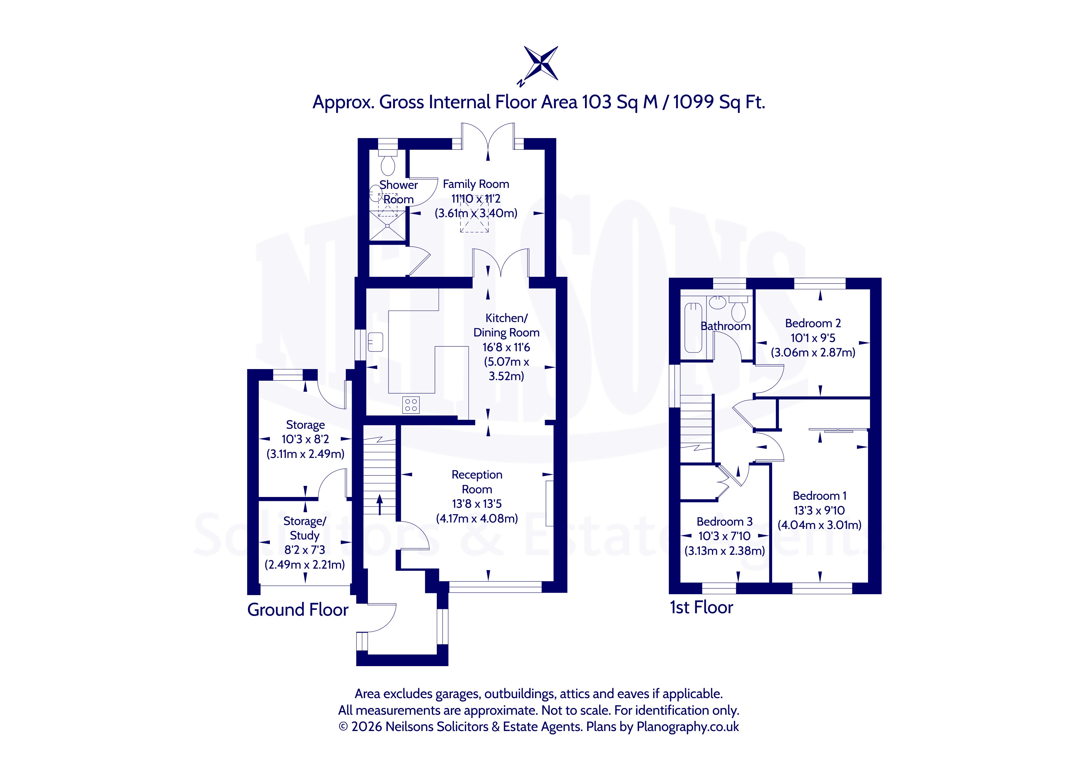 2, Evans Gardens, Bonnyrigg floorplan