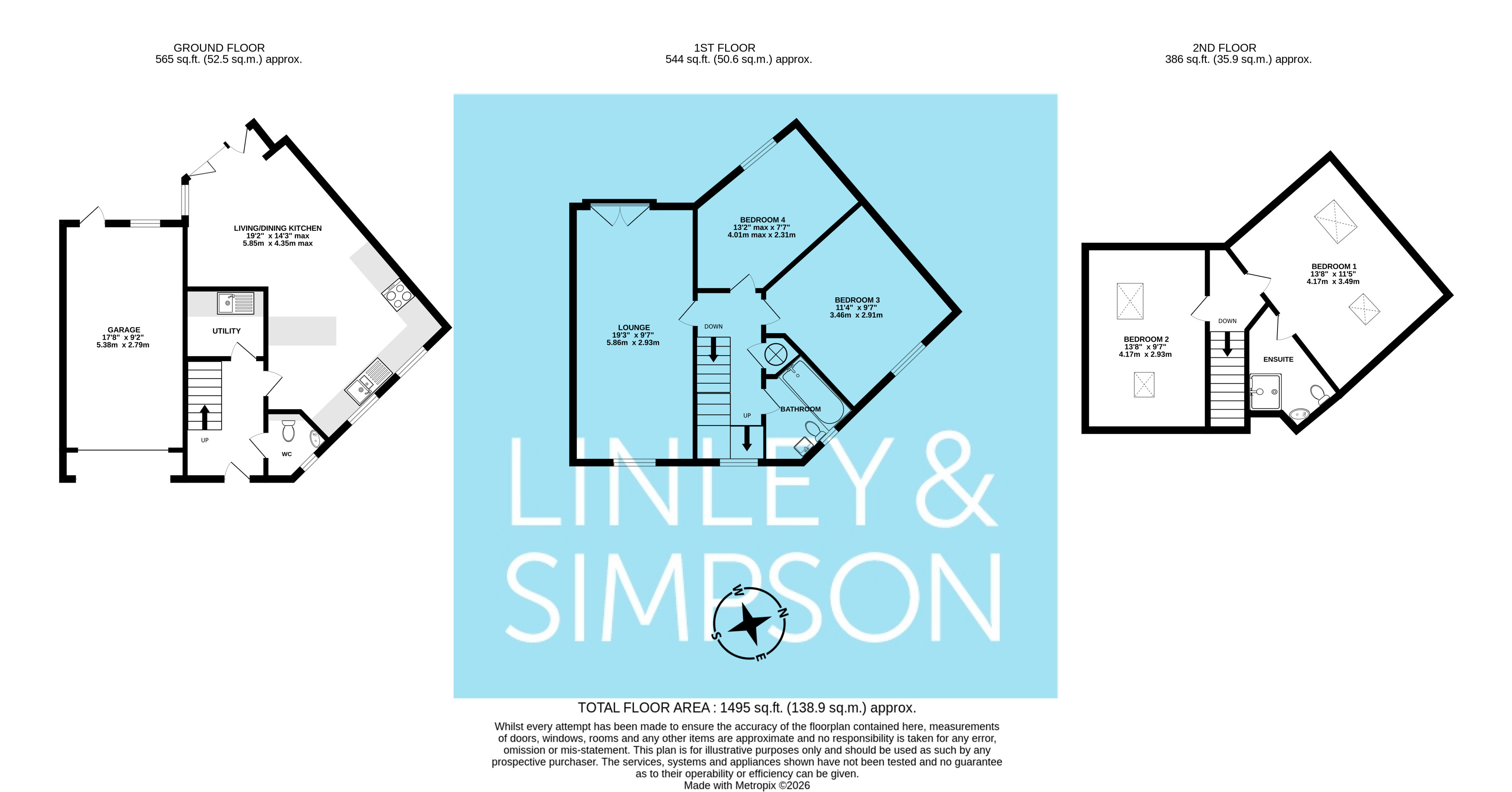 1, Station Rise, York floorplan
