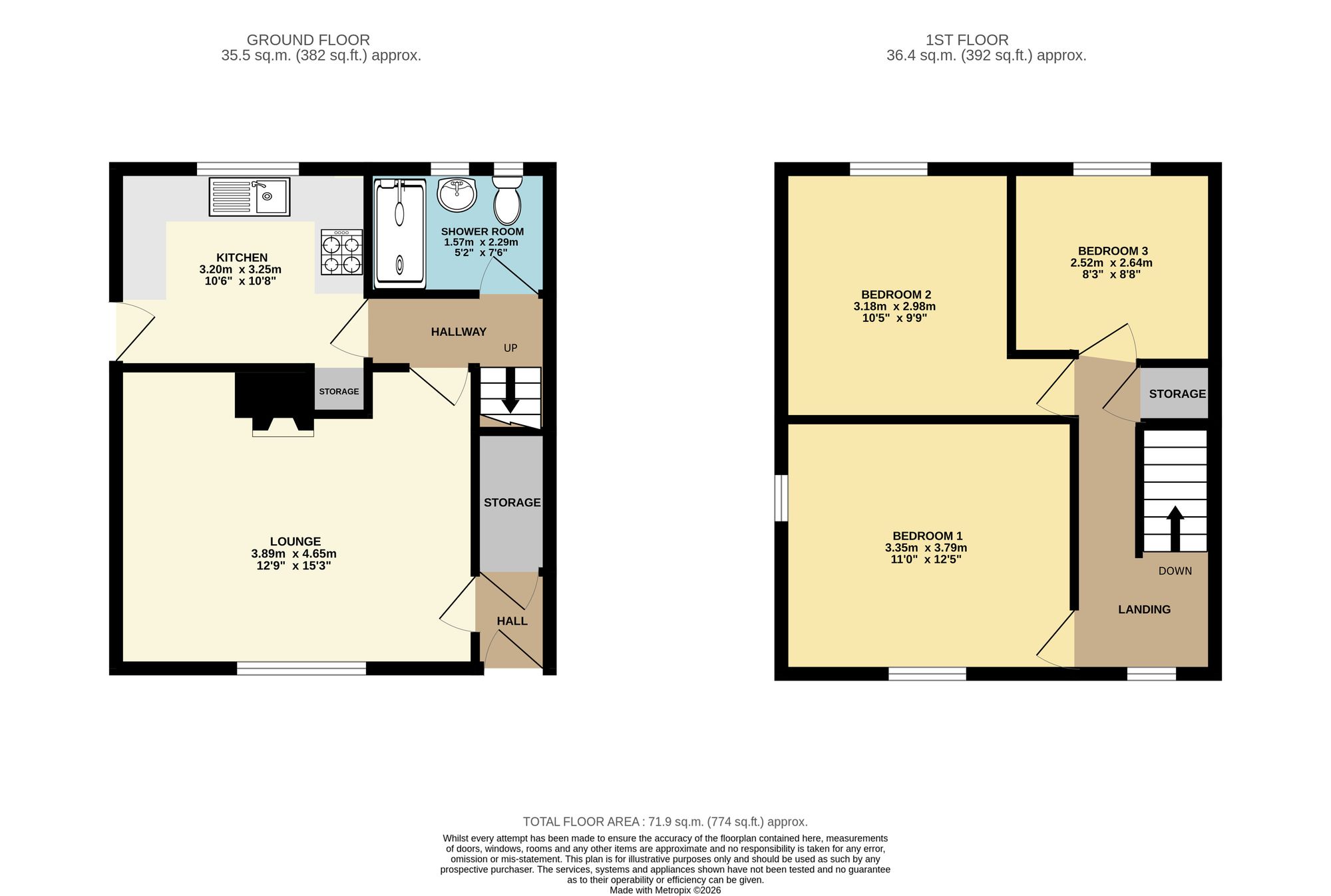 28 Bracken Avenue, Chesterfield floorplan