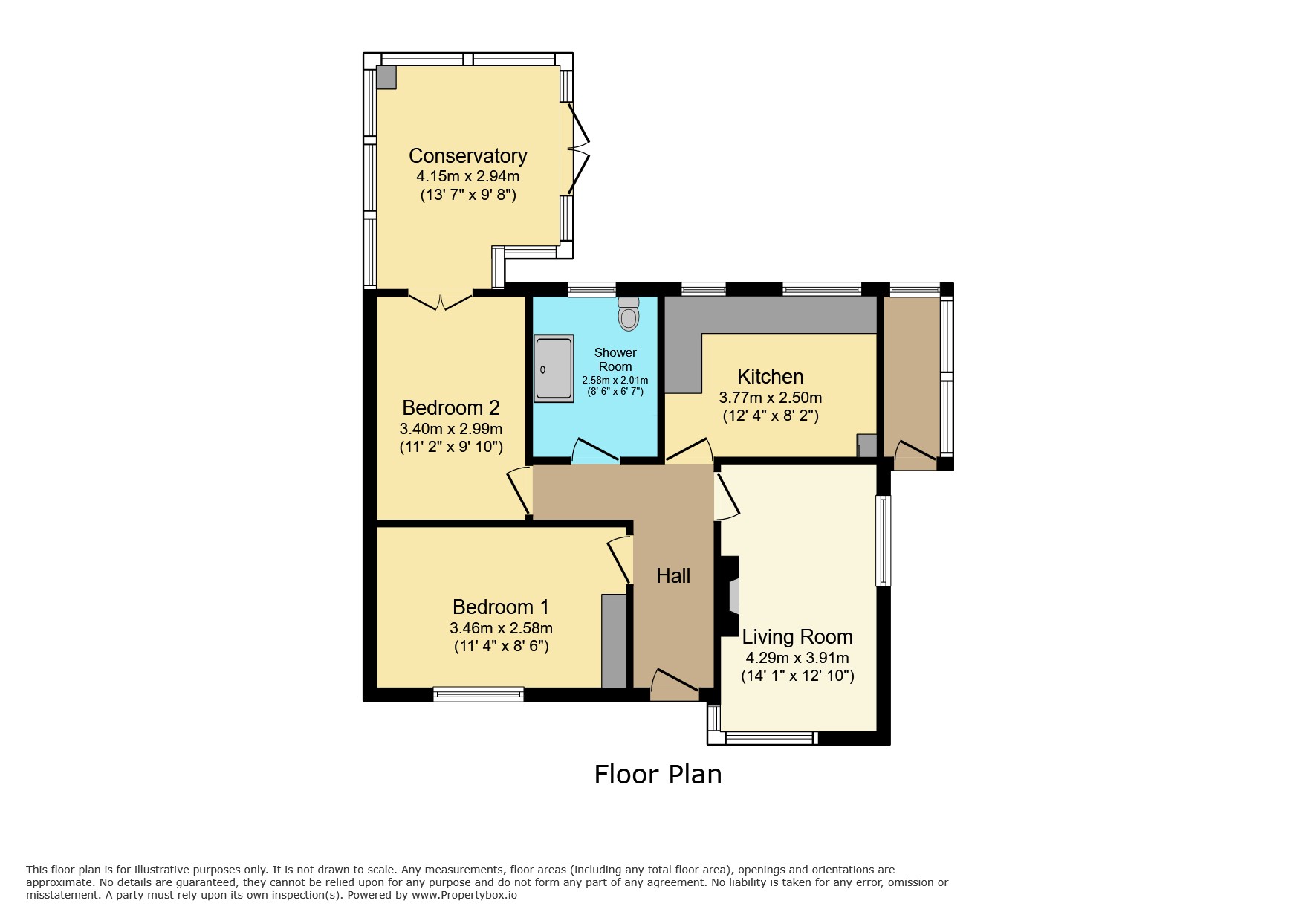 4, Shelley Close, Newark floorplan