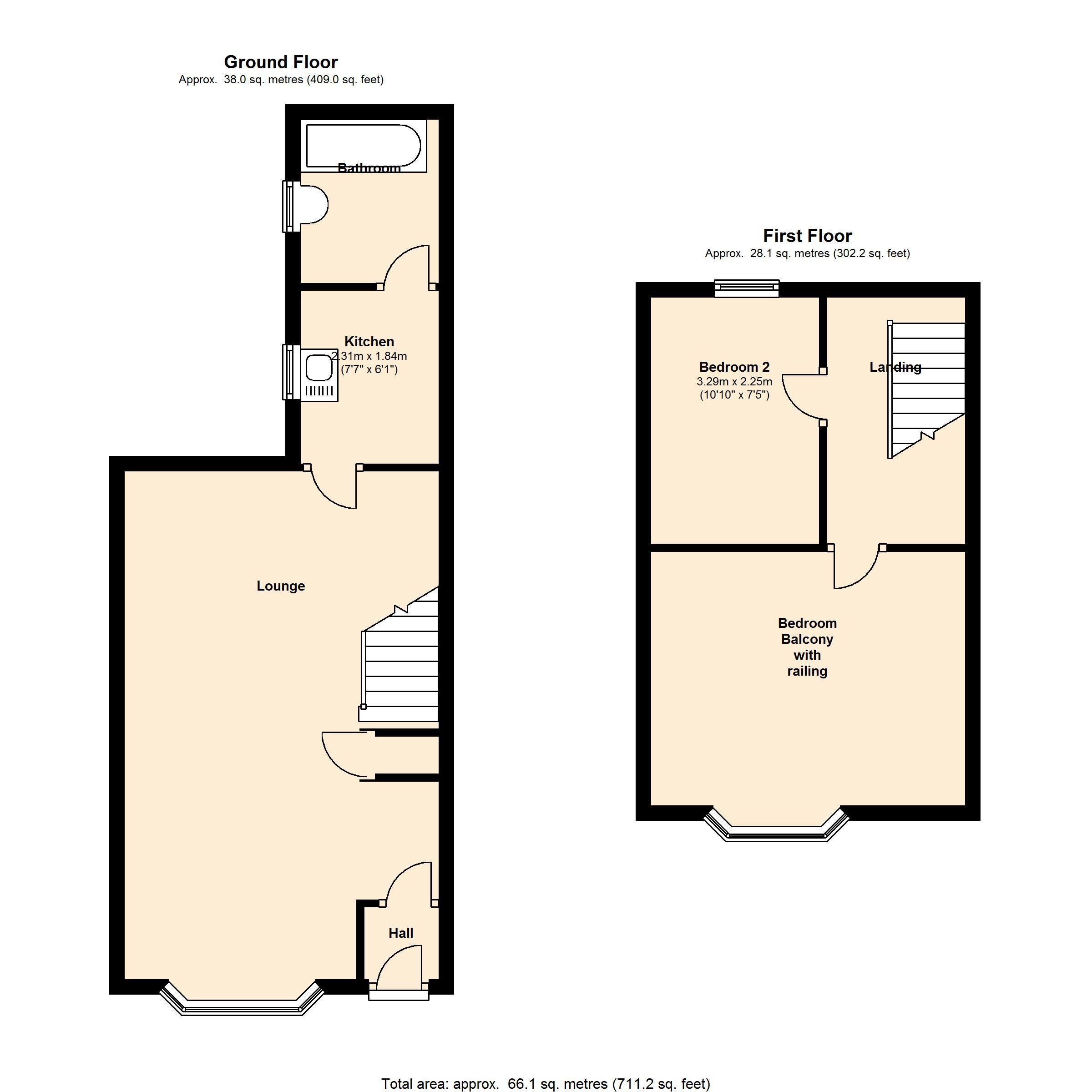 129, Conway Street, Hove floorplan
