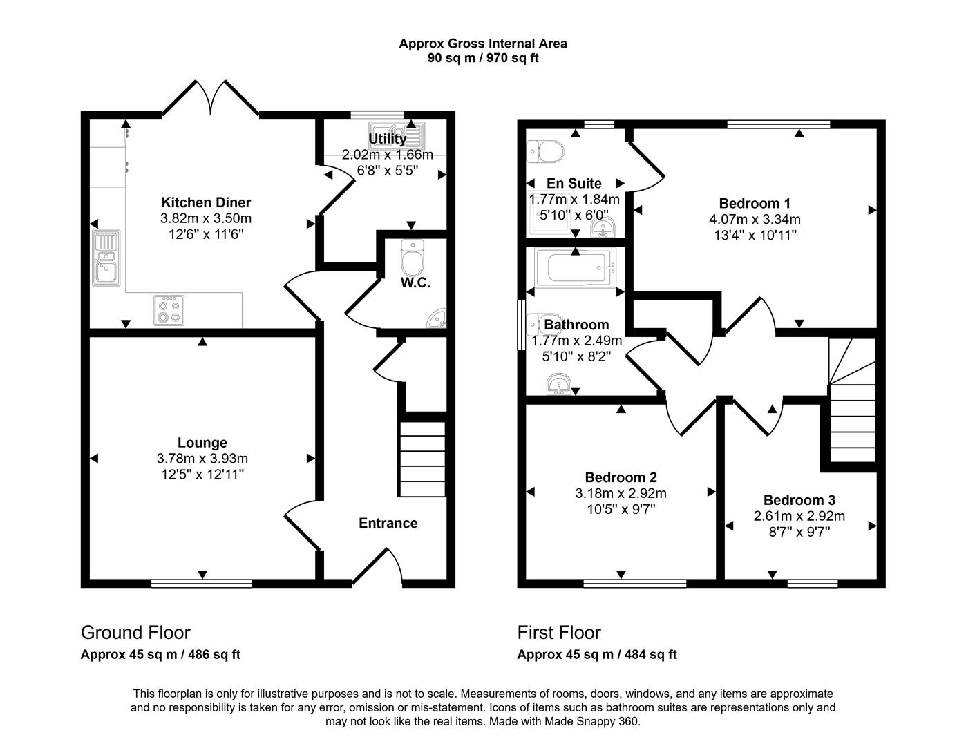 10, Meadow Gardens, Kilgetty floorplan