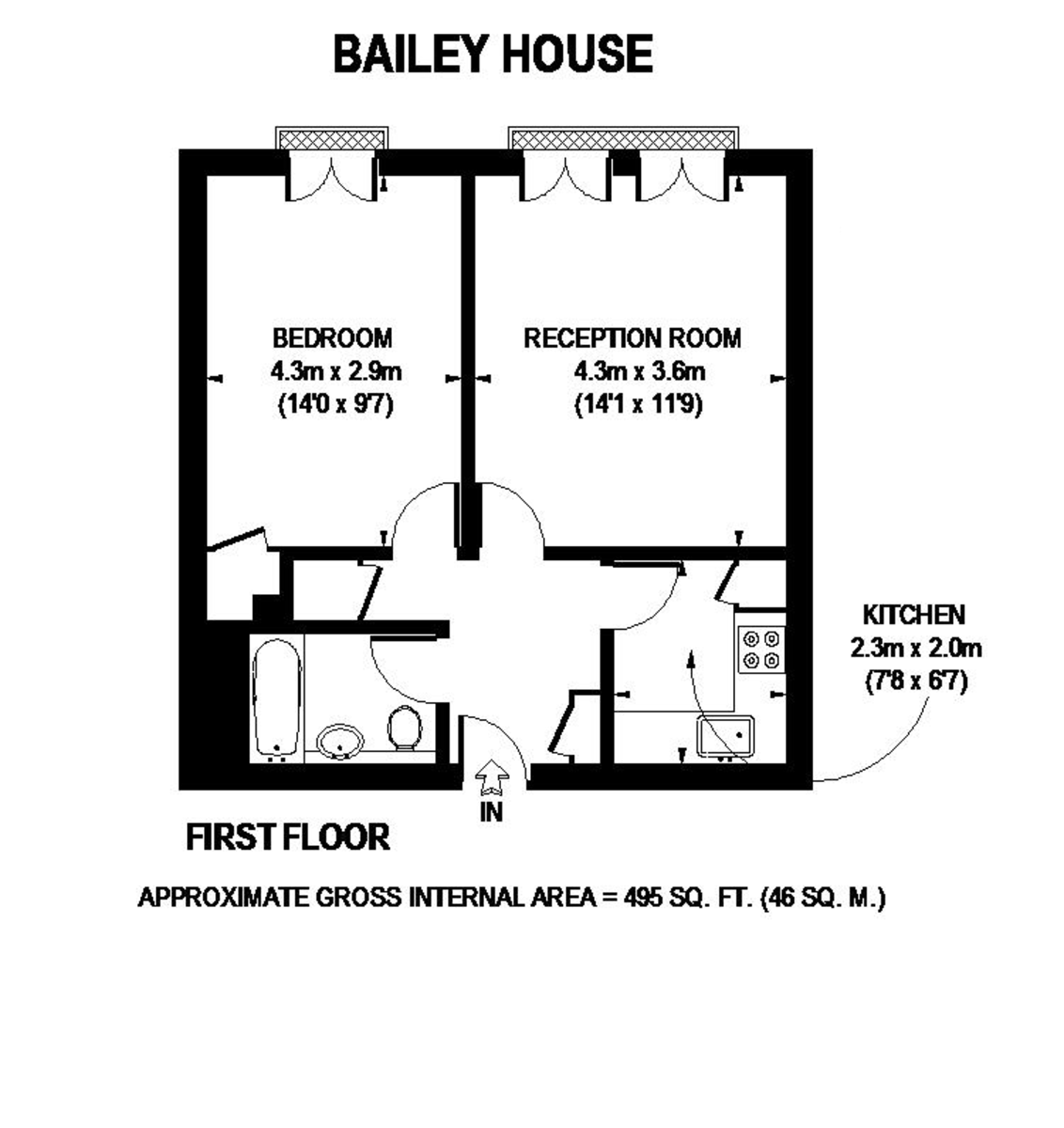 6 Bailey House, 552, Kings Road, Chelsea floorplan