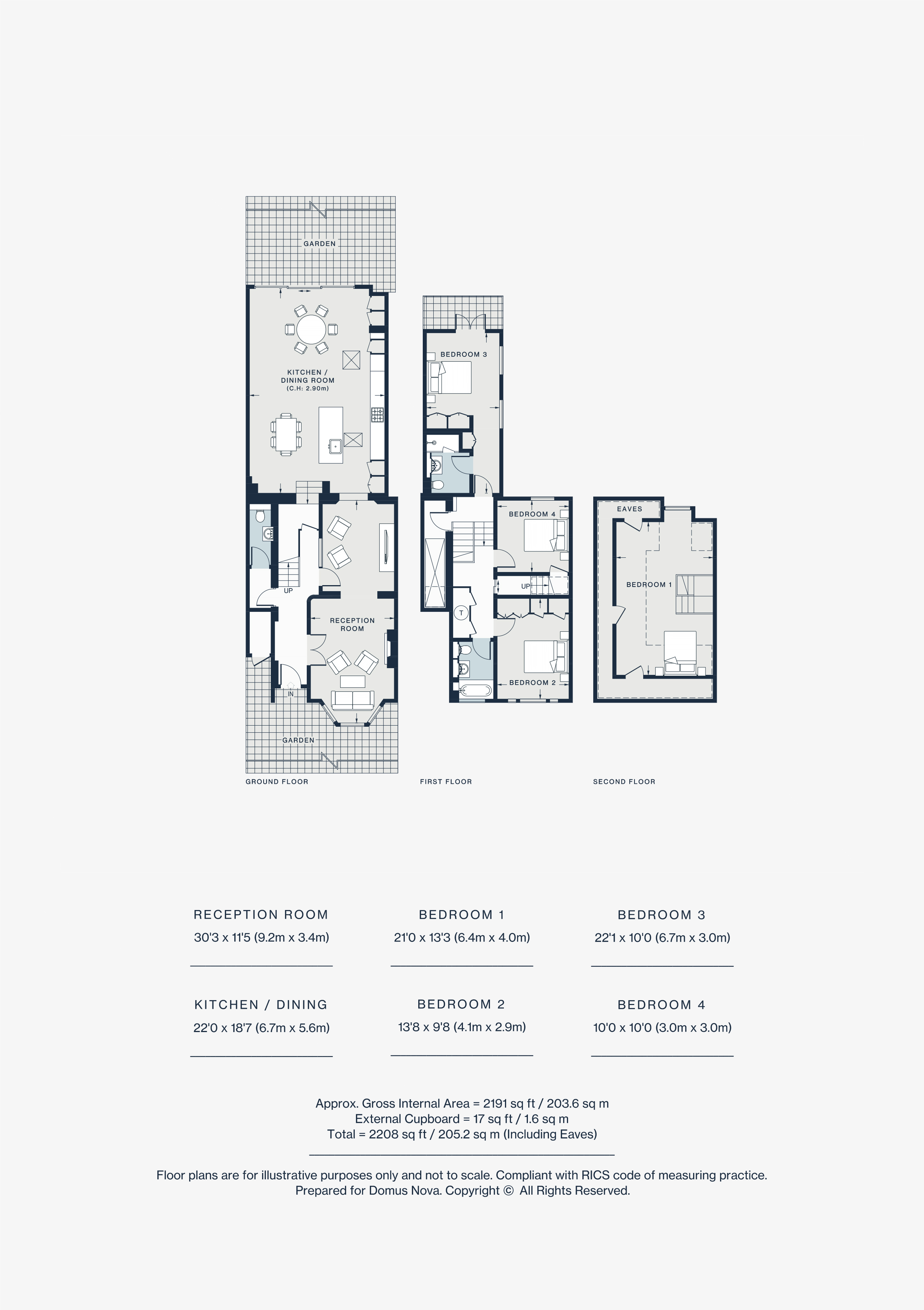 117, Highlever Road, London floorplan