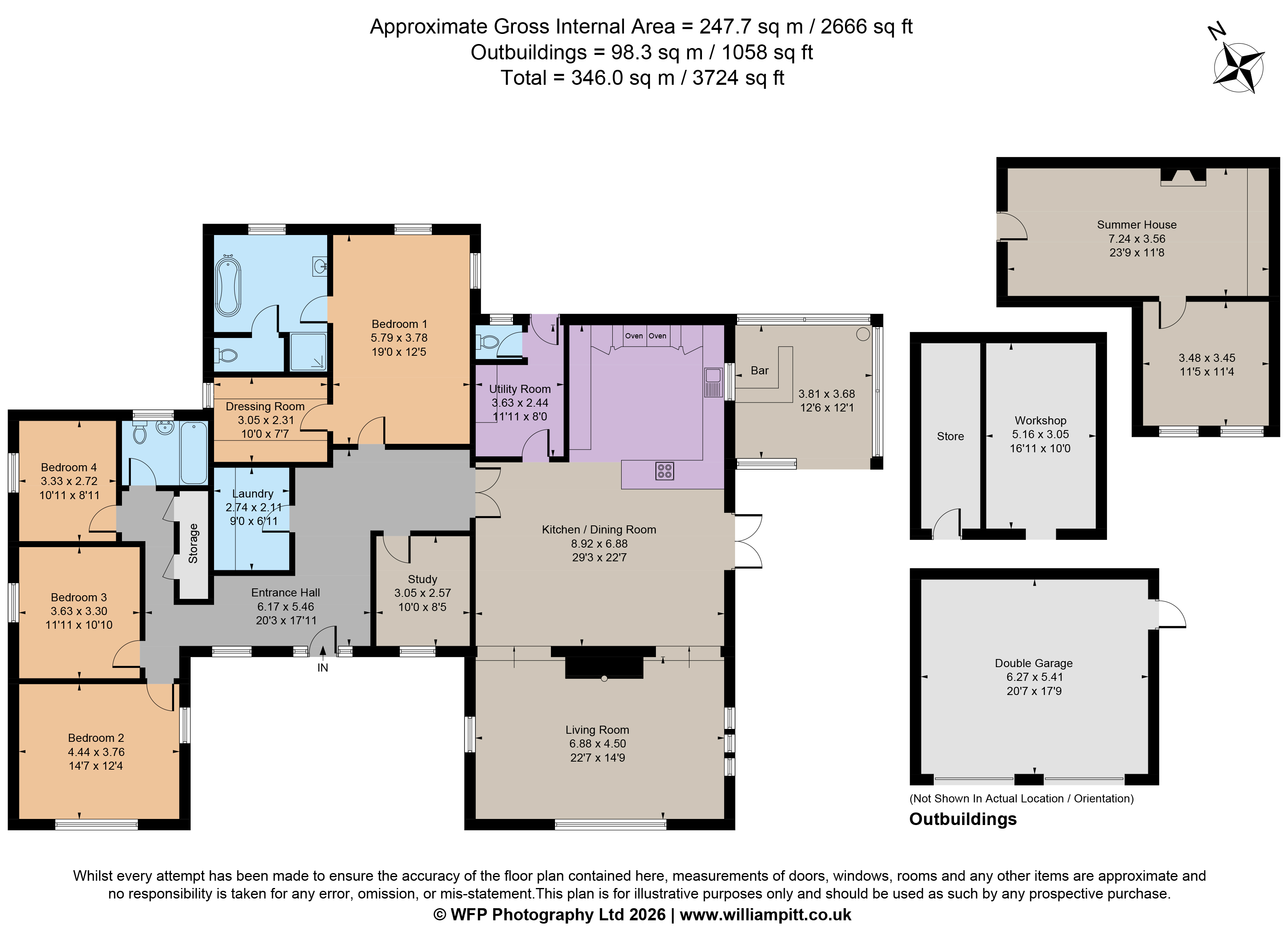 Whispering Beeches,, Stocks Hill, Norwich floorplan