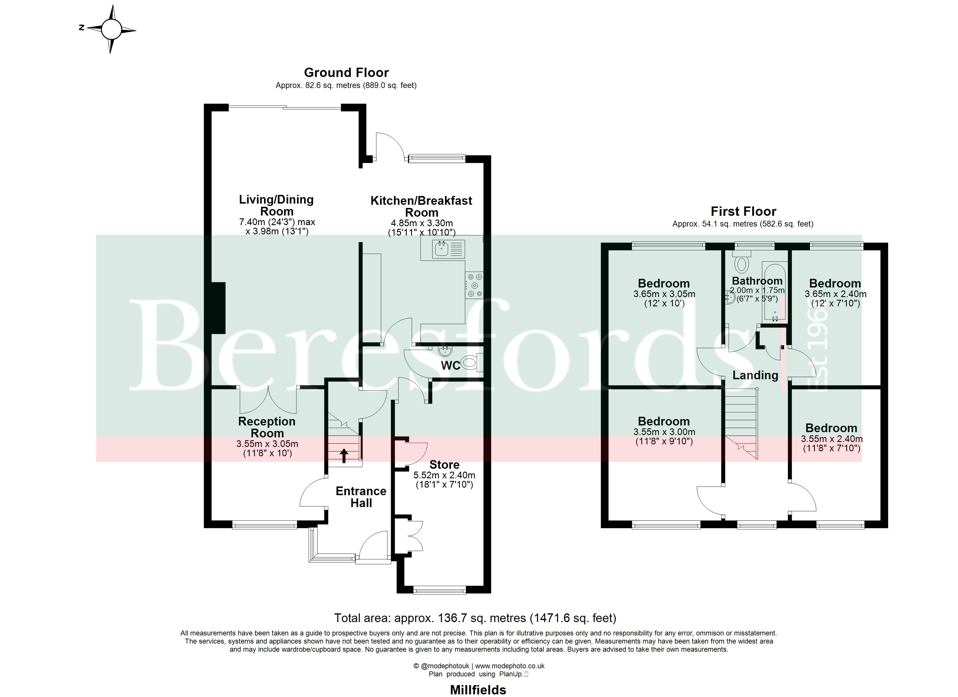 97, Millfields, Chelmsford floorplan