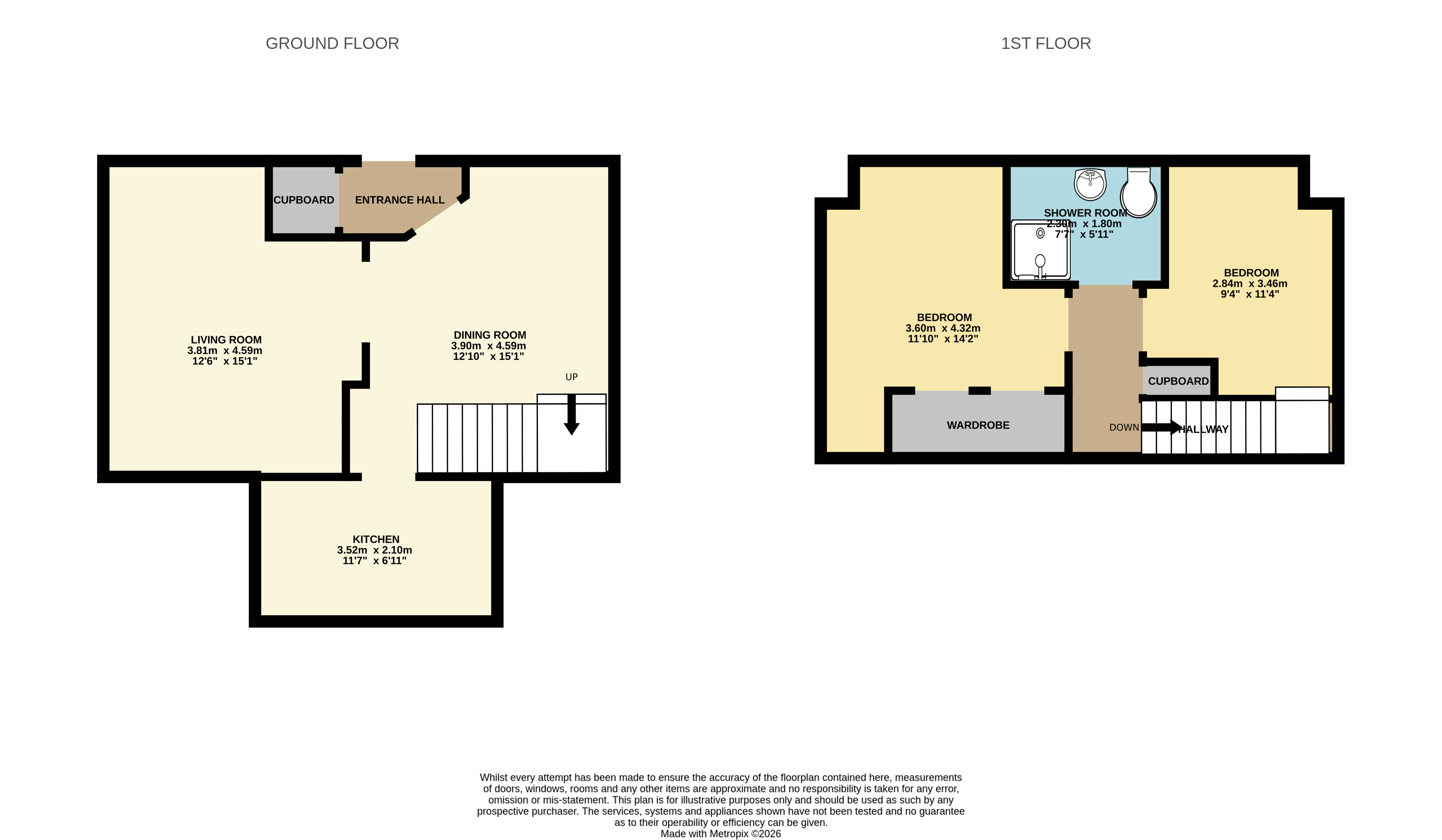 8, West Terrace, Montrose floorplan