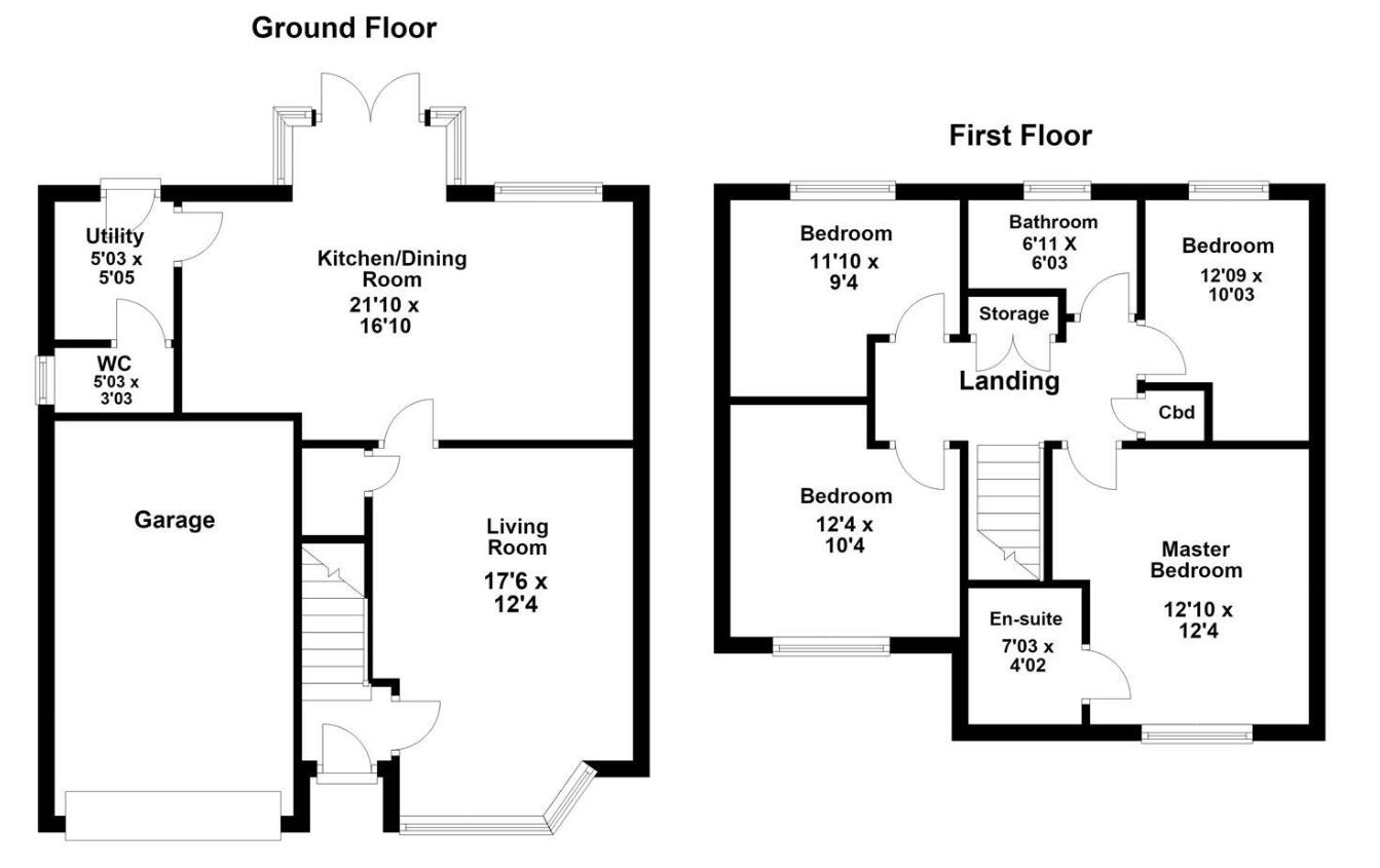 Cartmel Drive, Corby floorplan