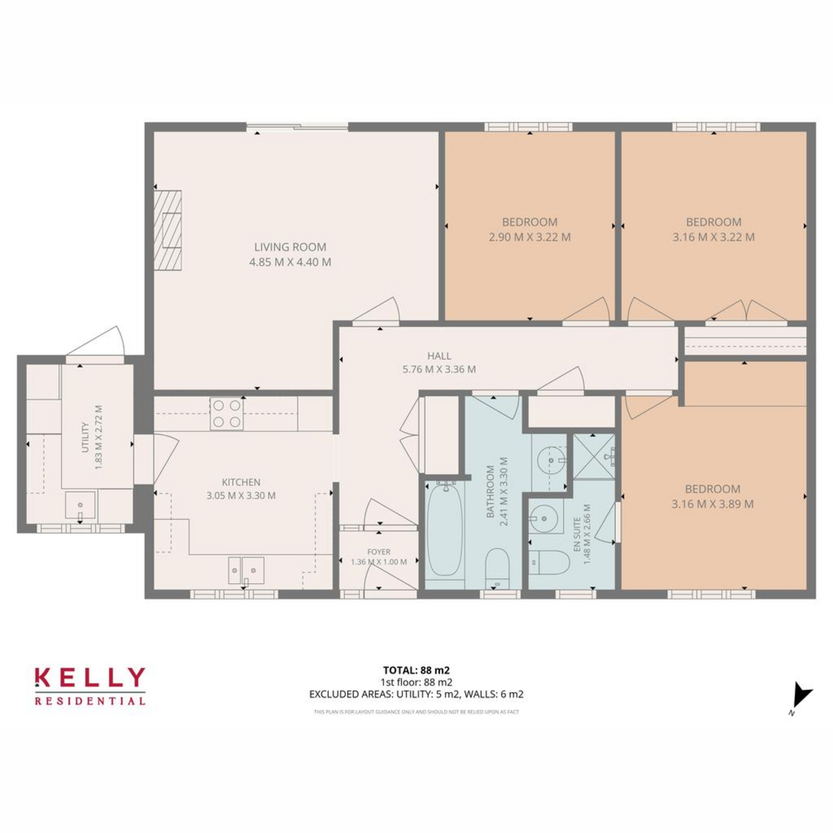 17, Blackhouse Avenue, Glasgow floorplan