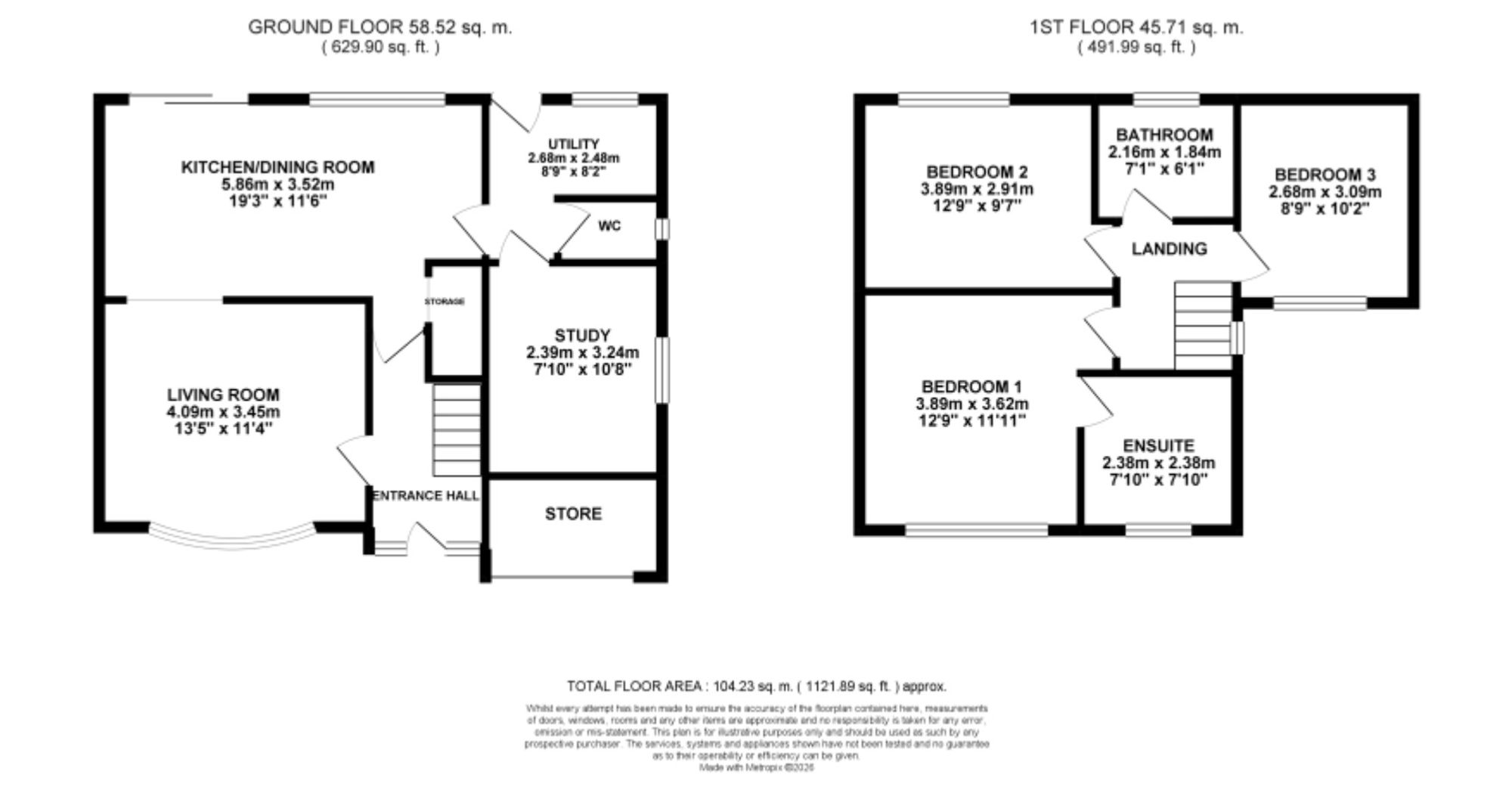 58 Lichfield Road, Stone floorplan