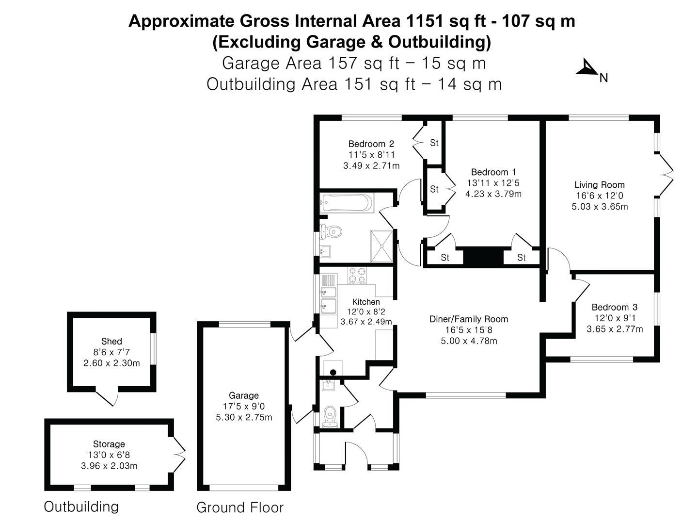Littlefield Close, Ely floorplan