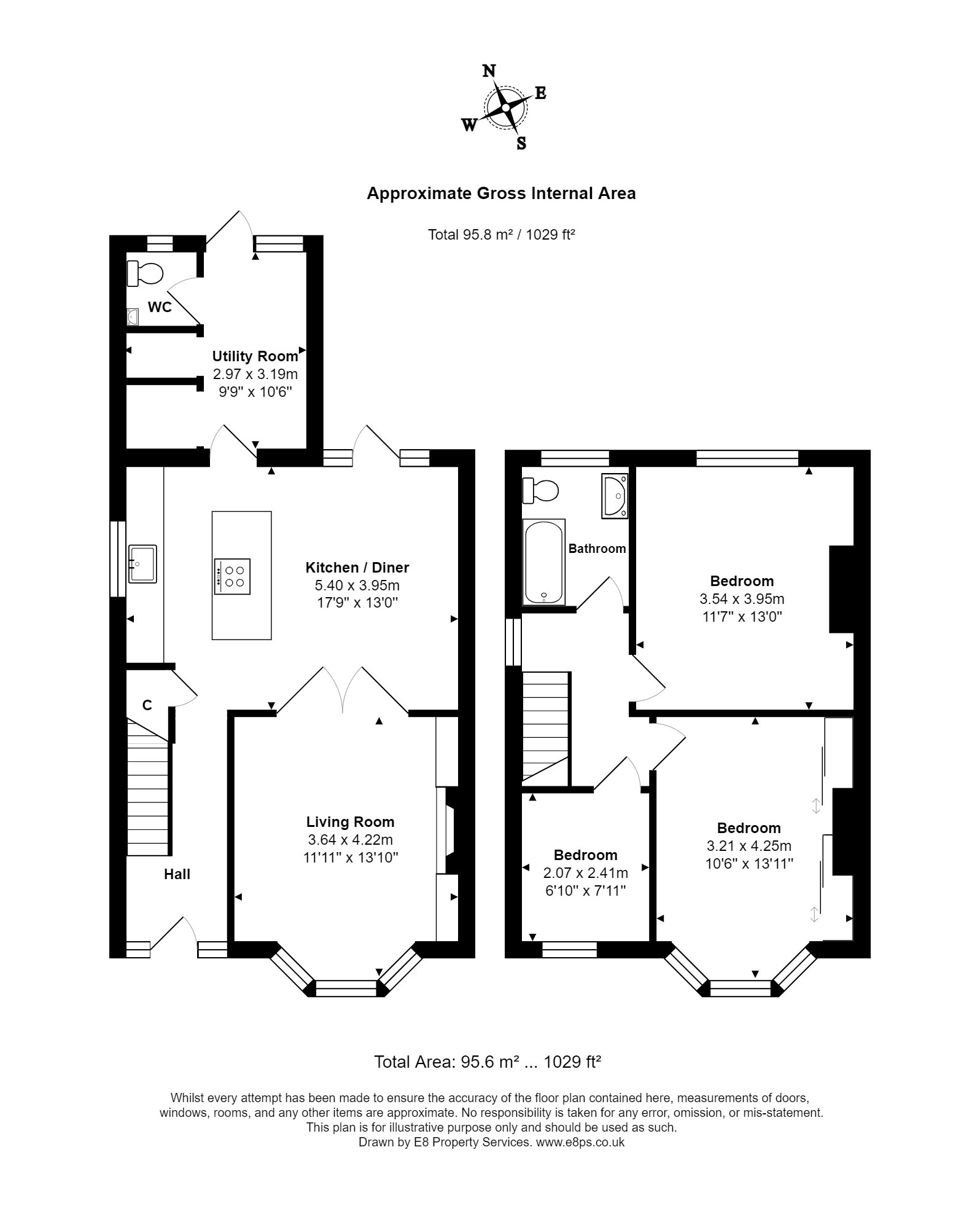 29, Fern Hill Road, Oxford floorplan