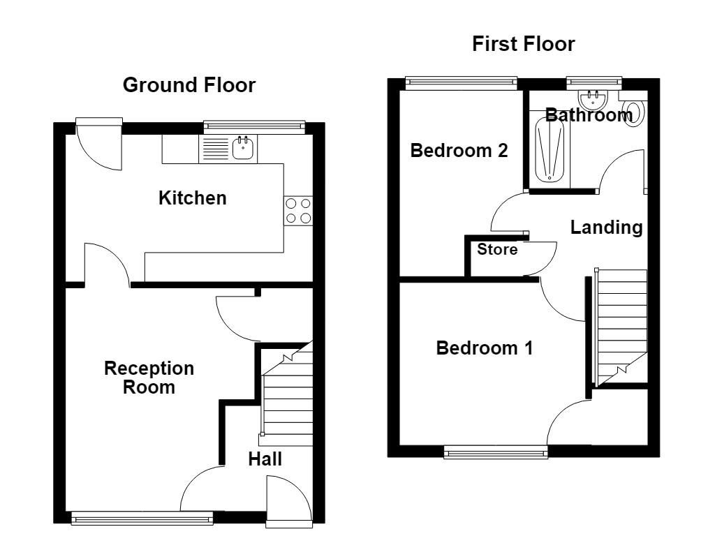 2, Fountains Way, Accrington floorplan