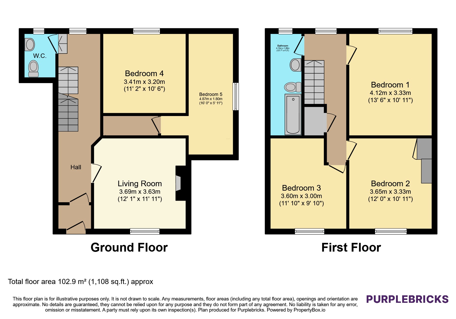 41, Wath Road, Rotherham floorplan