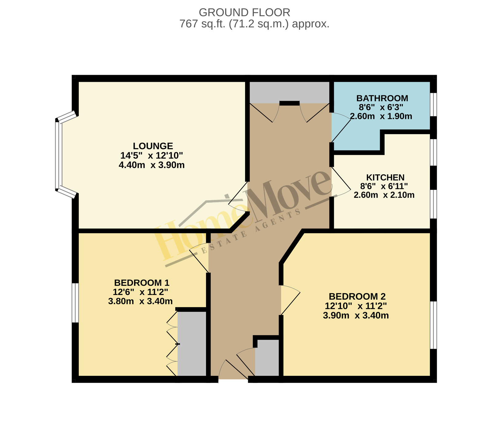 Knighton Court,Flat 11, Knighton Park Road, Leicester floorplan