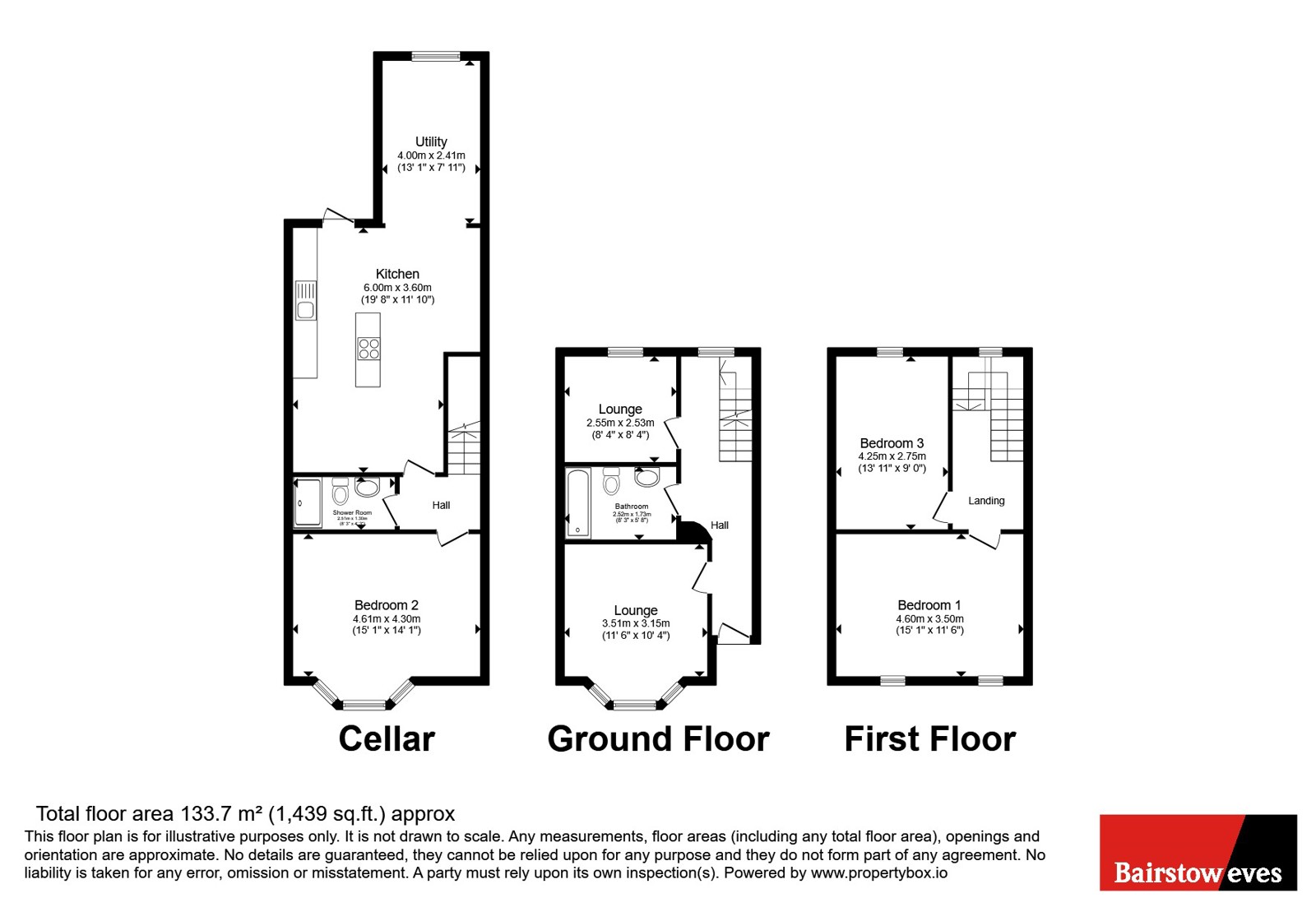 55, Maud Road, London floorplan