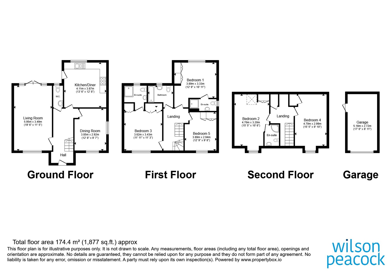 9, Nightingale Way, Bedford floorplan