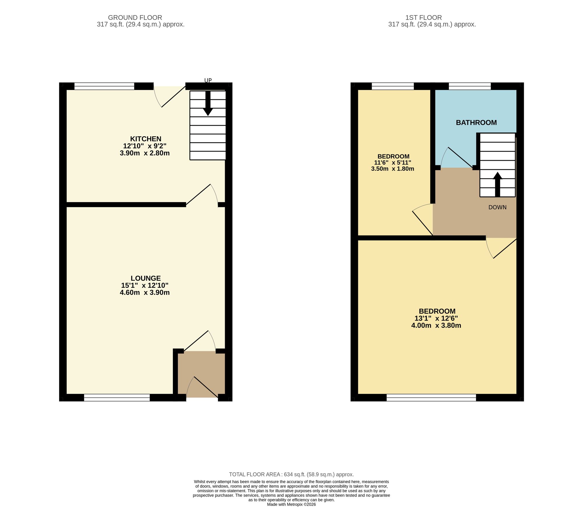 61 Victoria Grove, Bolton floorplan