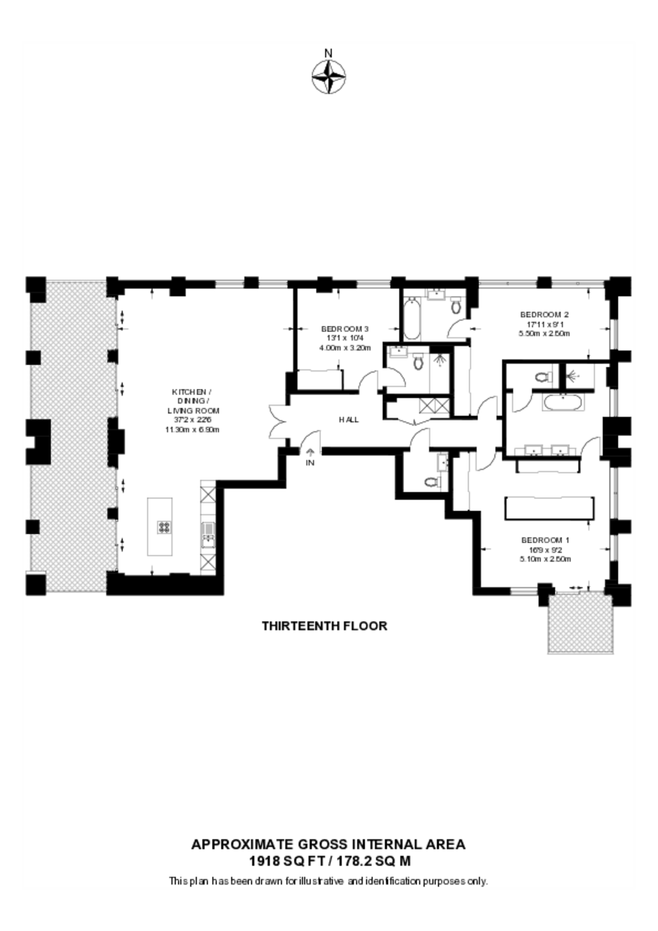 The Brick, Maida Hill floorplan