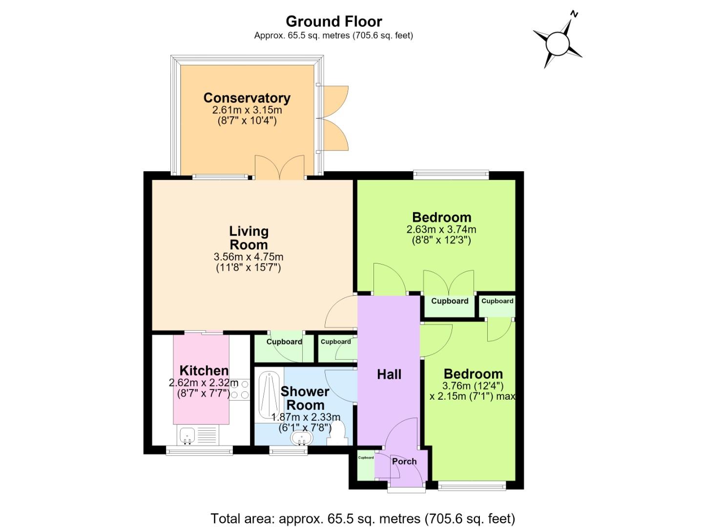 25, Nearsby Drive, Nottingham floorplan