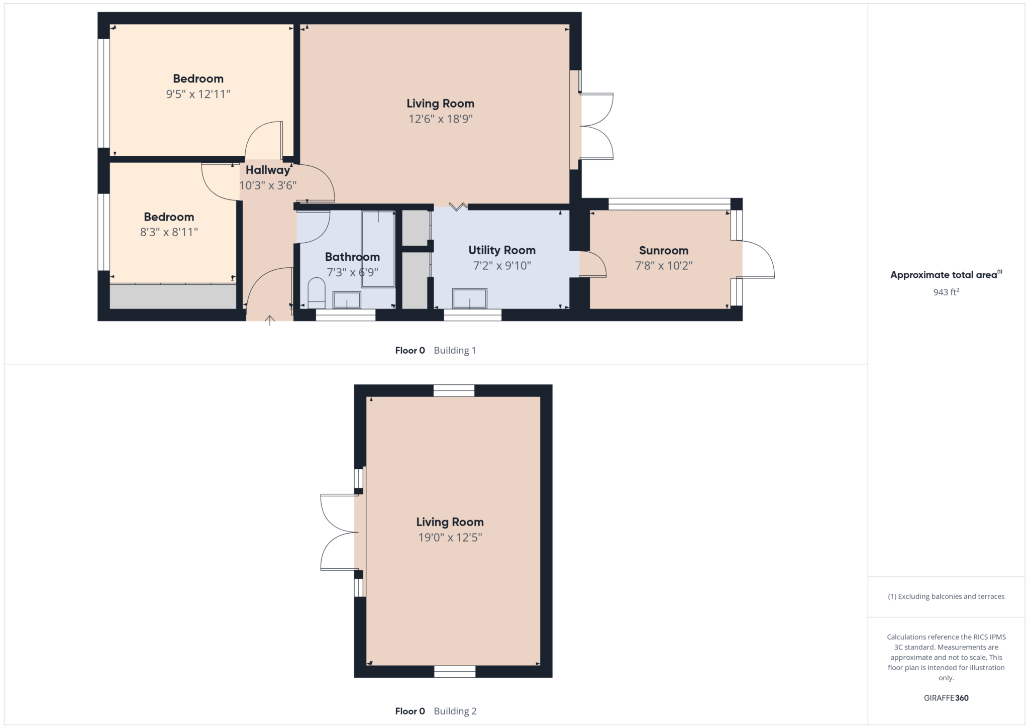 52, Woodlands Way, Horsham floorplan