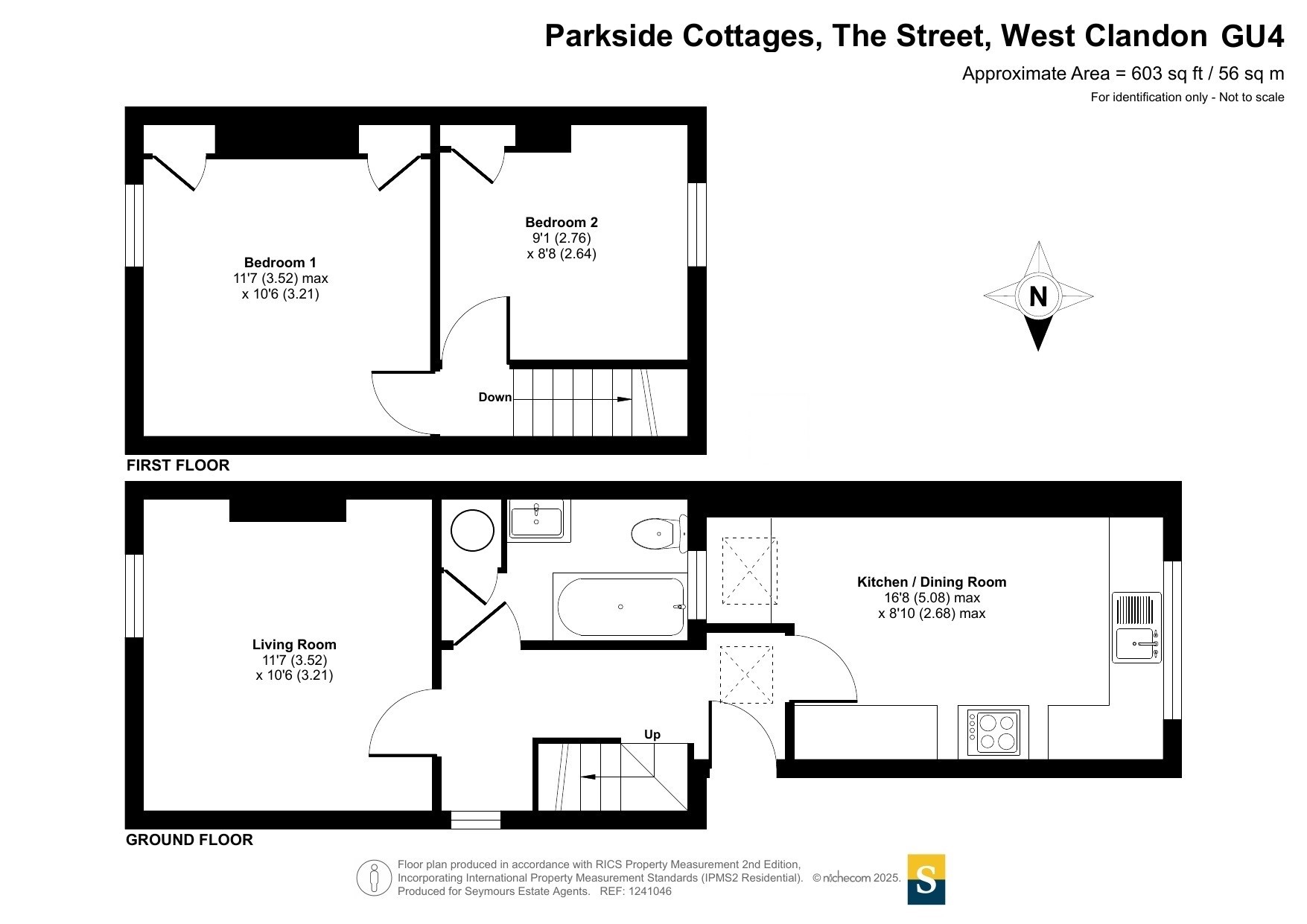 5 Parkside Cottages,, The Street, Surrey floorplan