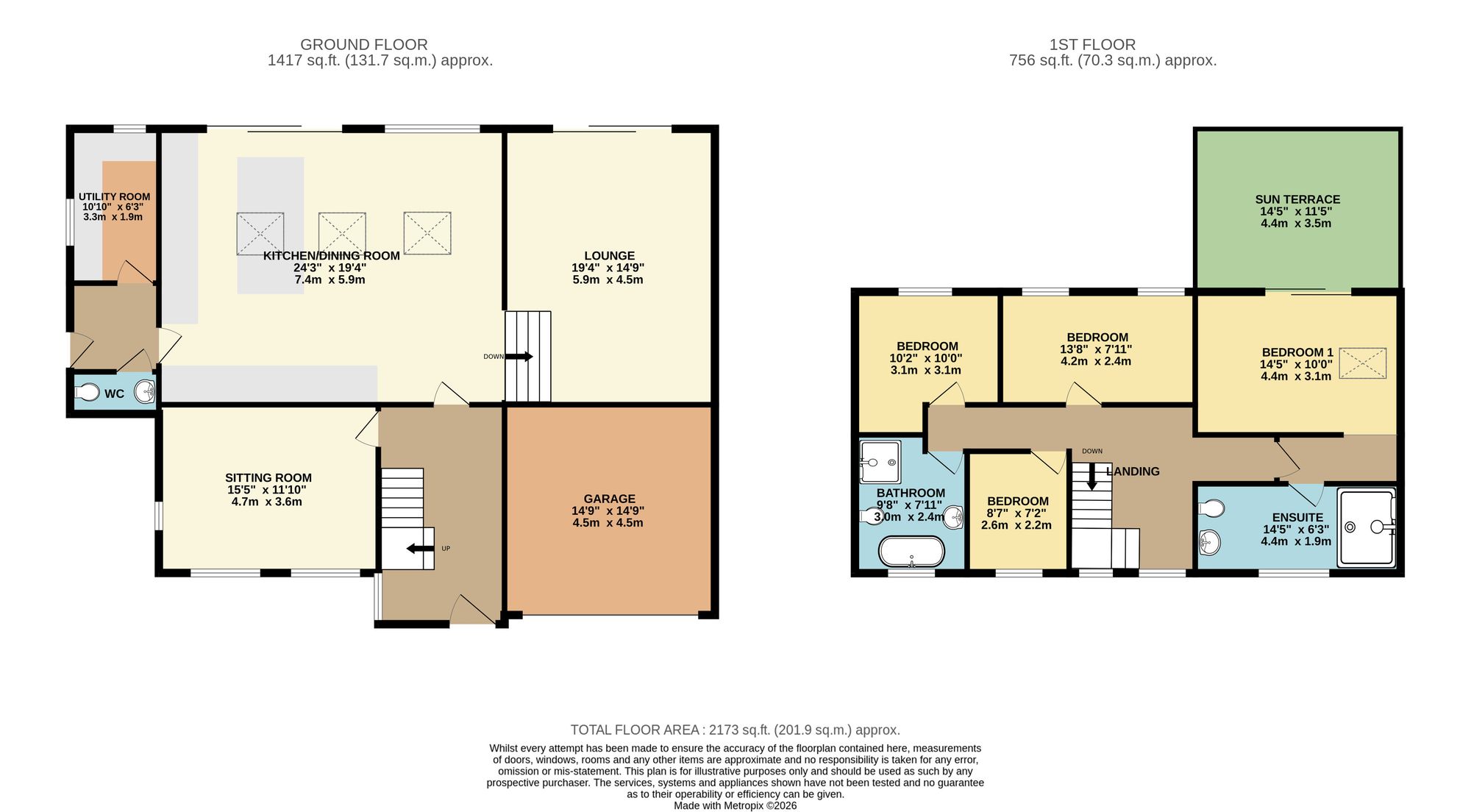 13 Park Road, Ilkley floorplan