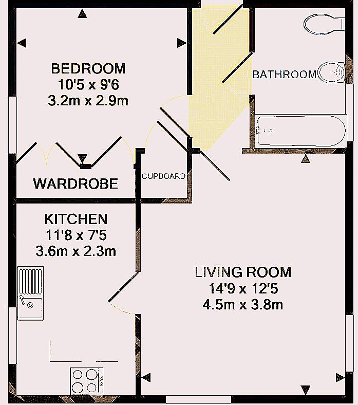 1 Bedrooms Flat to rent in Stone Court, Maidenbower, Crawley RH10