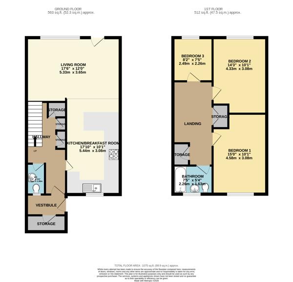 7, Kedington Close, Manchester floorplan