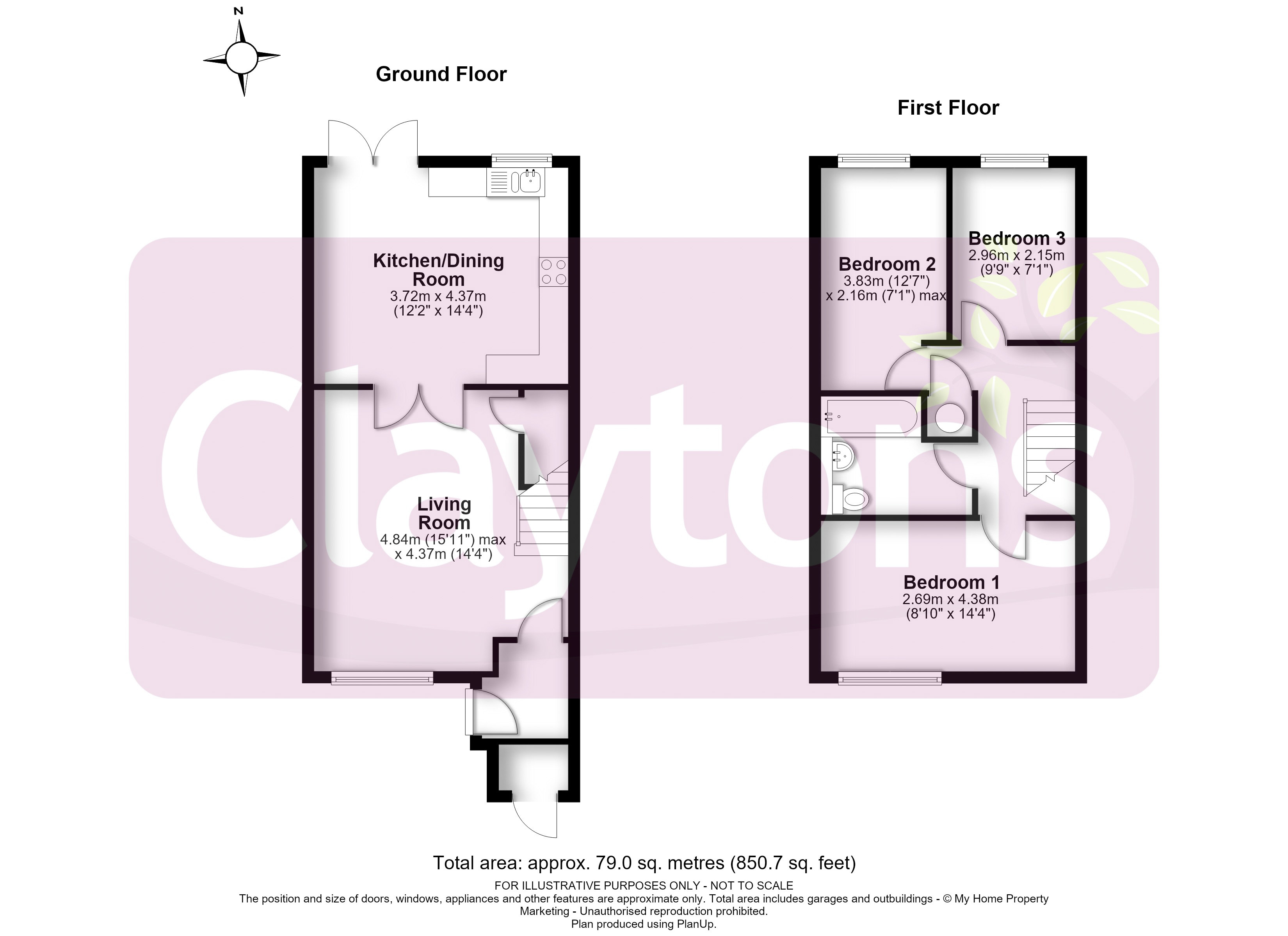 49, Monica Close, Watford floorplan